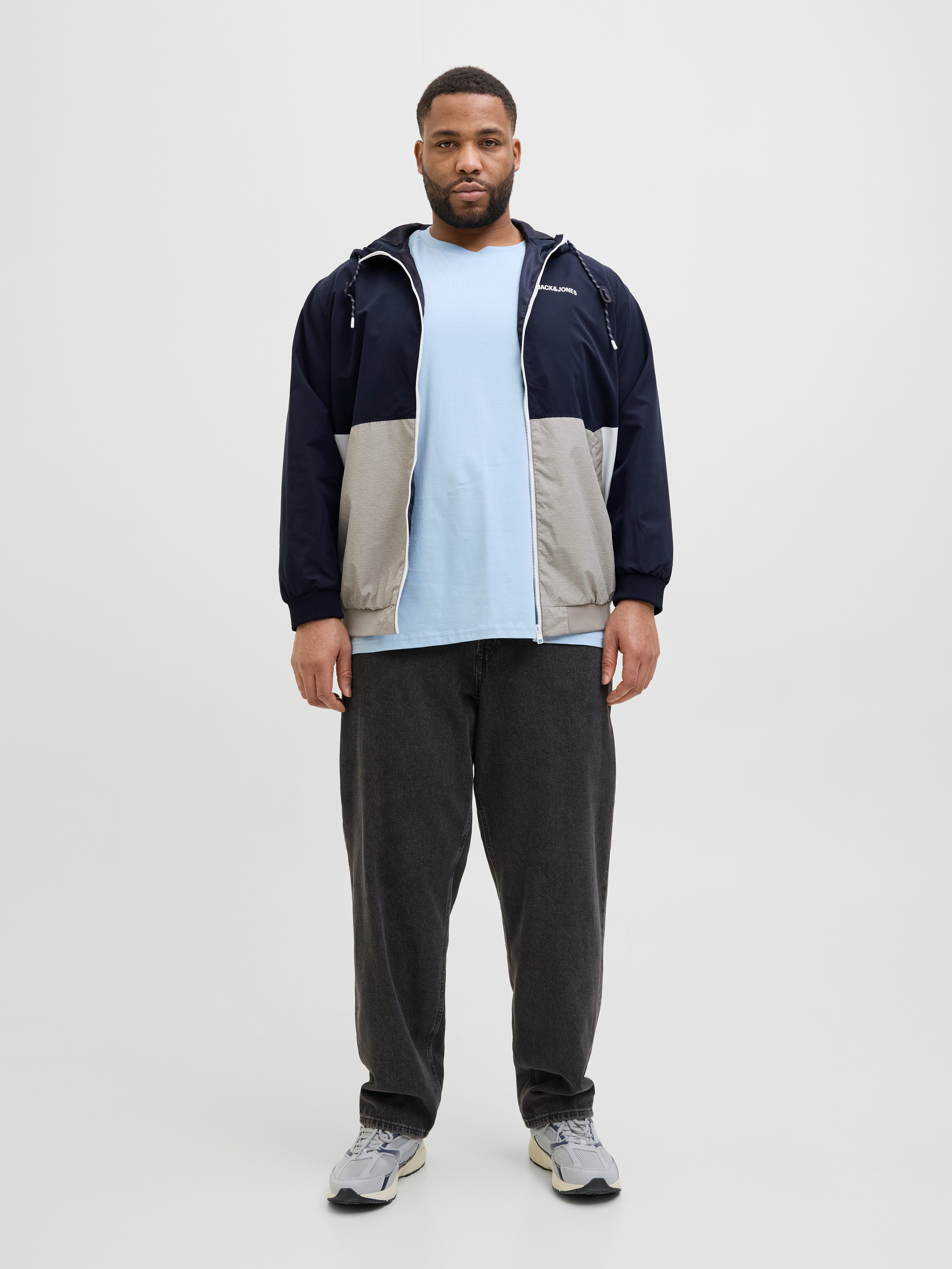 Jack & Jones PlusSize Bomberjack JJERUSH HOOD BOMBER NOOS PLS