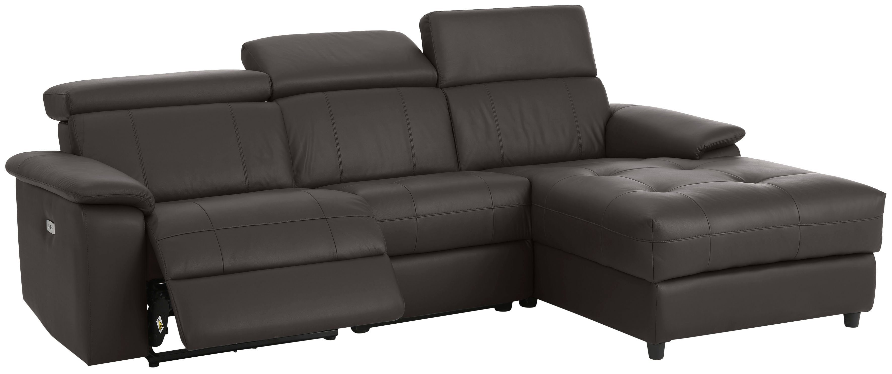 Home affaire Hoekbank Binado, L-vorm, met handmatige of elektrische relaxfunctie met usb-aansluiting