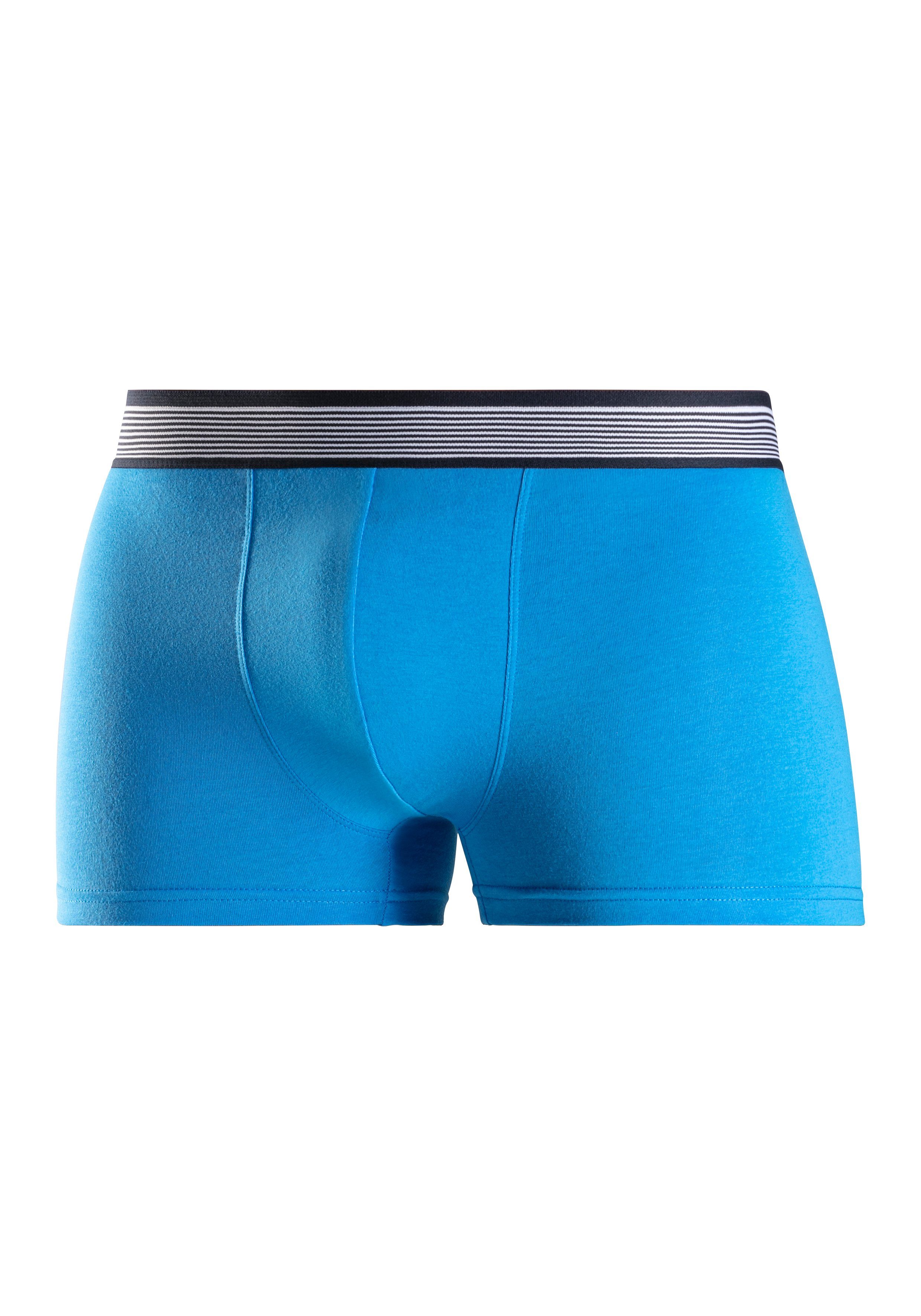 H.I.S Boxershort voor heren met gestreepte weefband (set, 4 stuks)