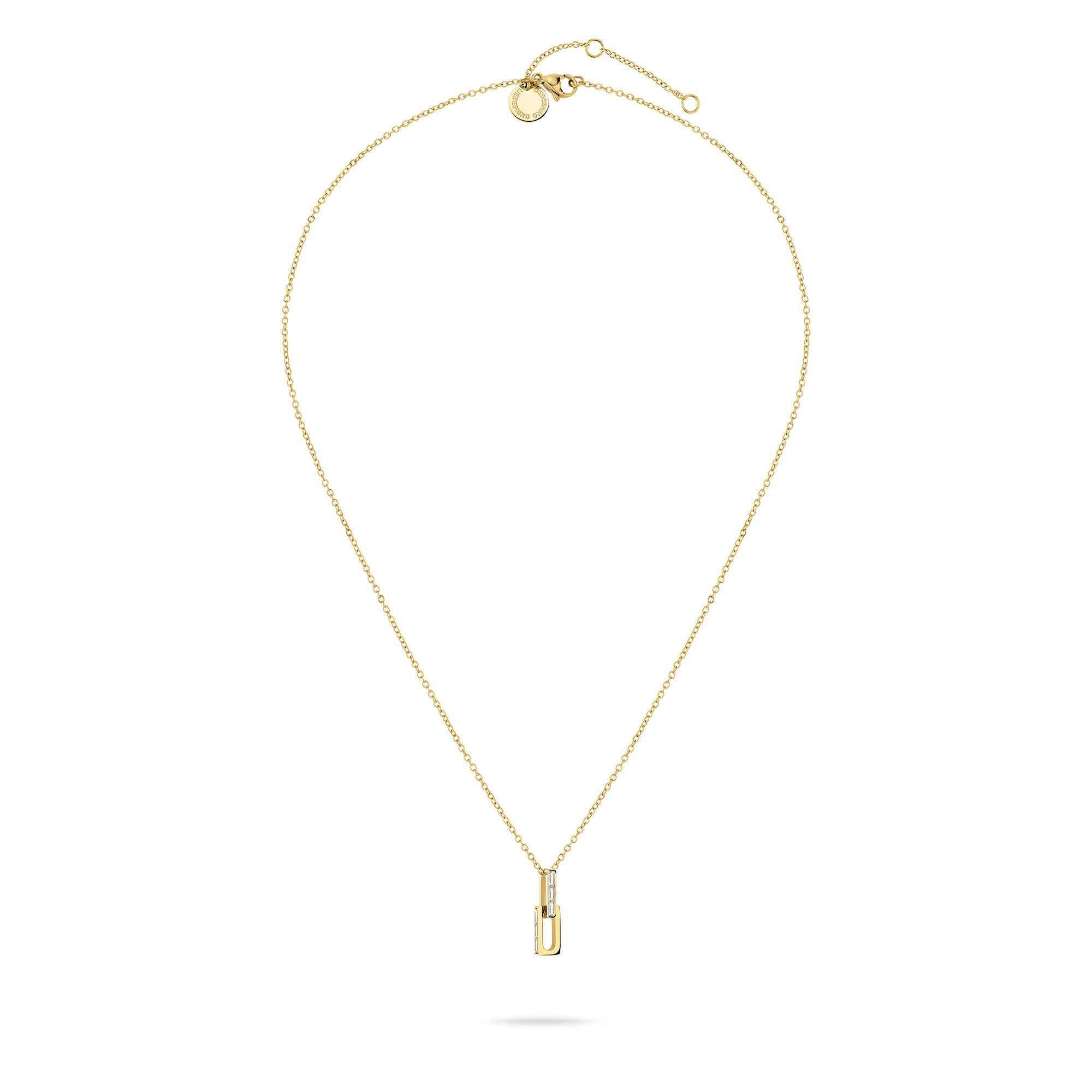 Liebeskind Berlin Ketting met hanger Sieraden roestvrijstalen ketting The Festive Mini Link Sparkle