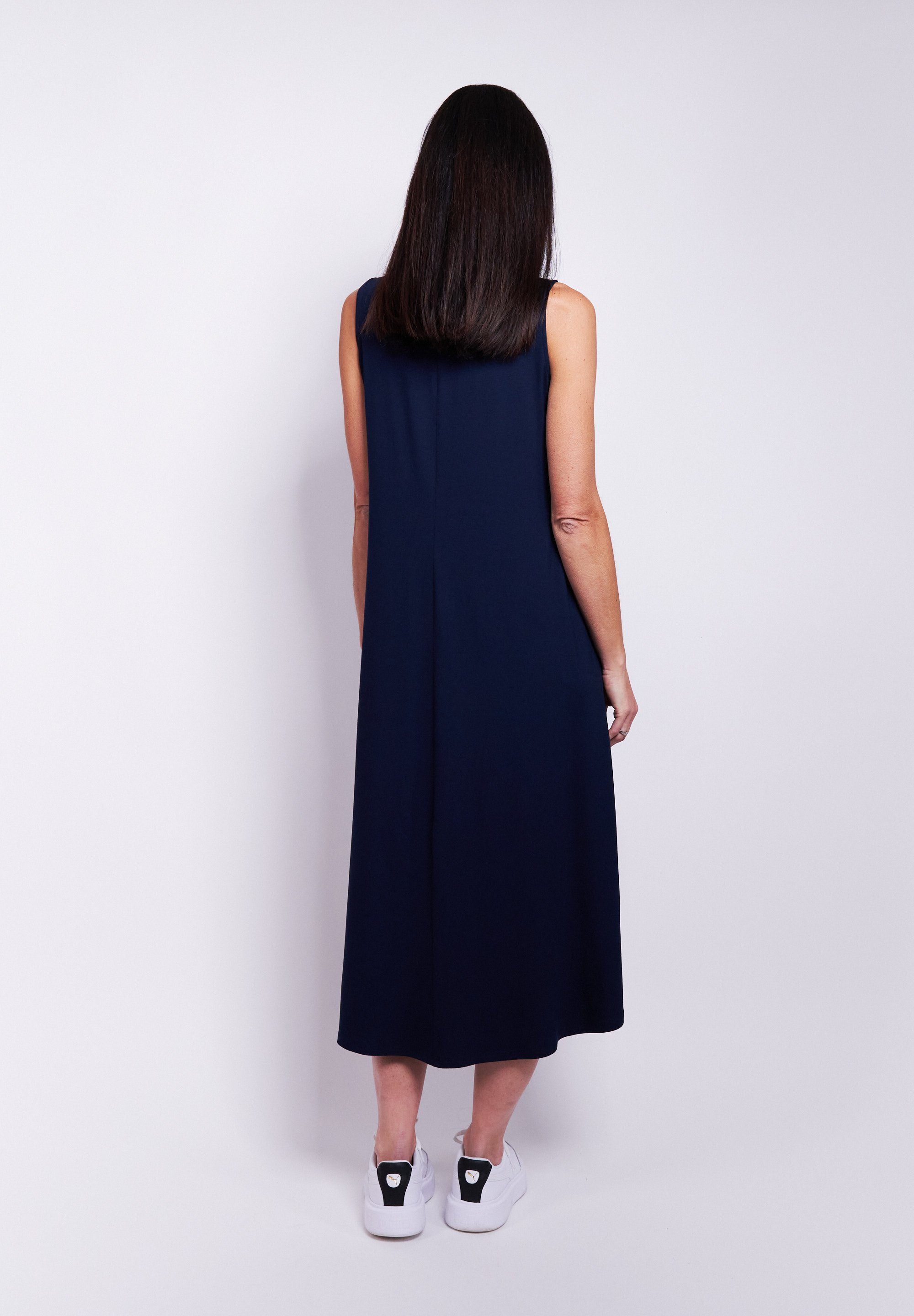 Seidel Moden Midi-jurk mouwloos van viscose made in germany