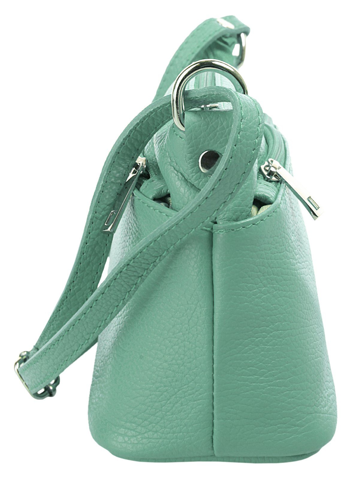 Cluty Schoudertas echt leer, made in italy