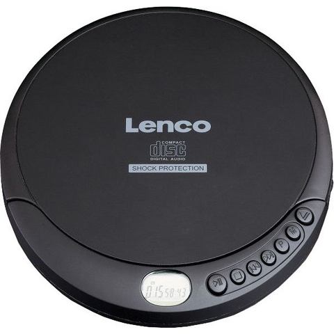 Lenco CD-200 Discman CD, CD-RW, MP3 Accu laadfunctie Zwart