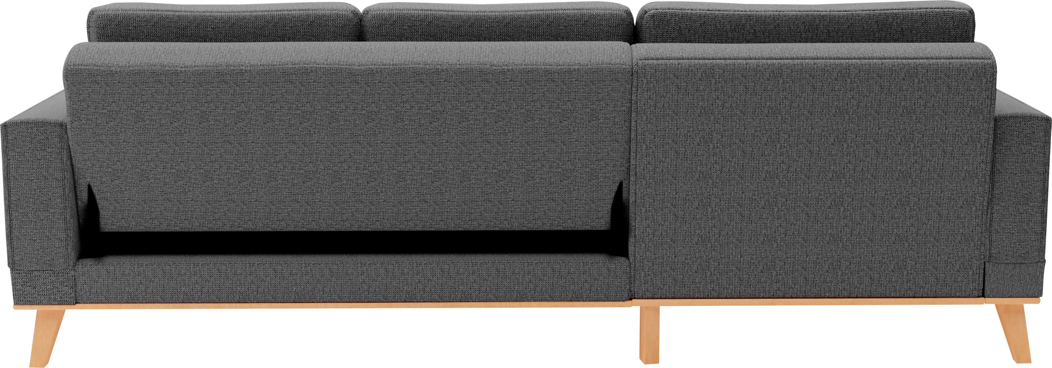 sit&more Hoekbank Lavida L-vorm naar keuze met kantelfunctie en bedkist