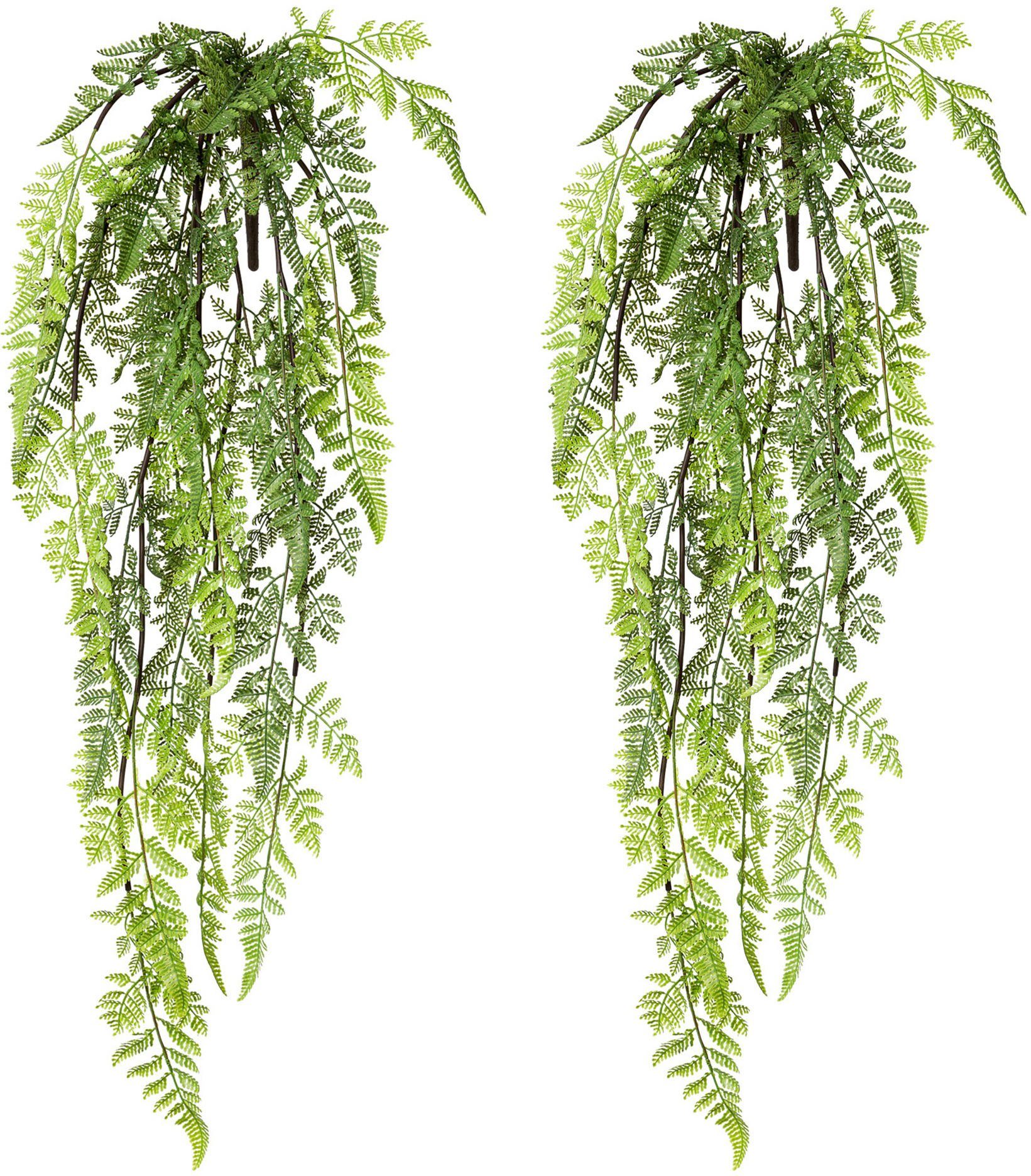 Creativ green Kunstplant Varen-hangplant in een set van 2 (2 stuks)