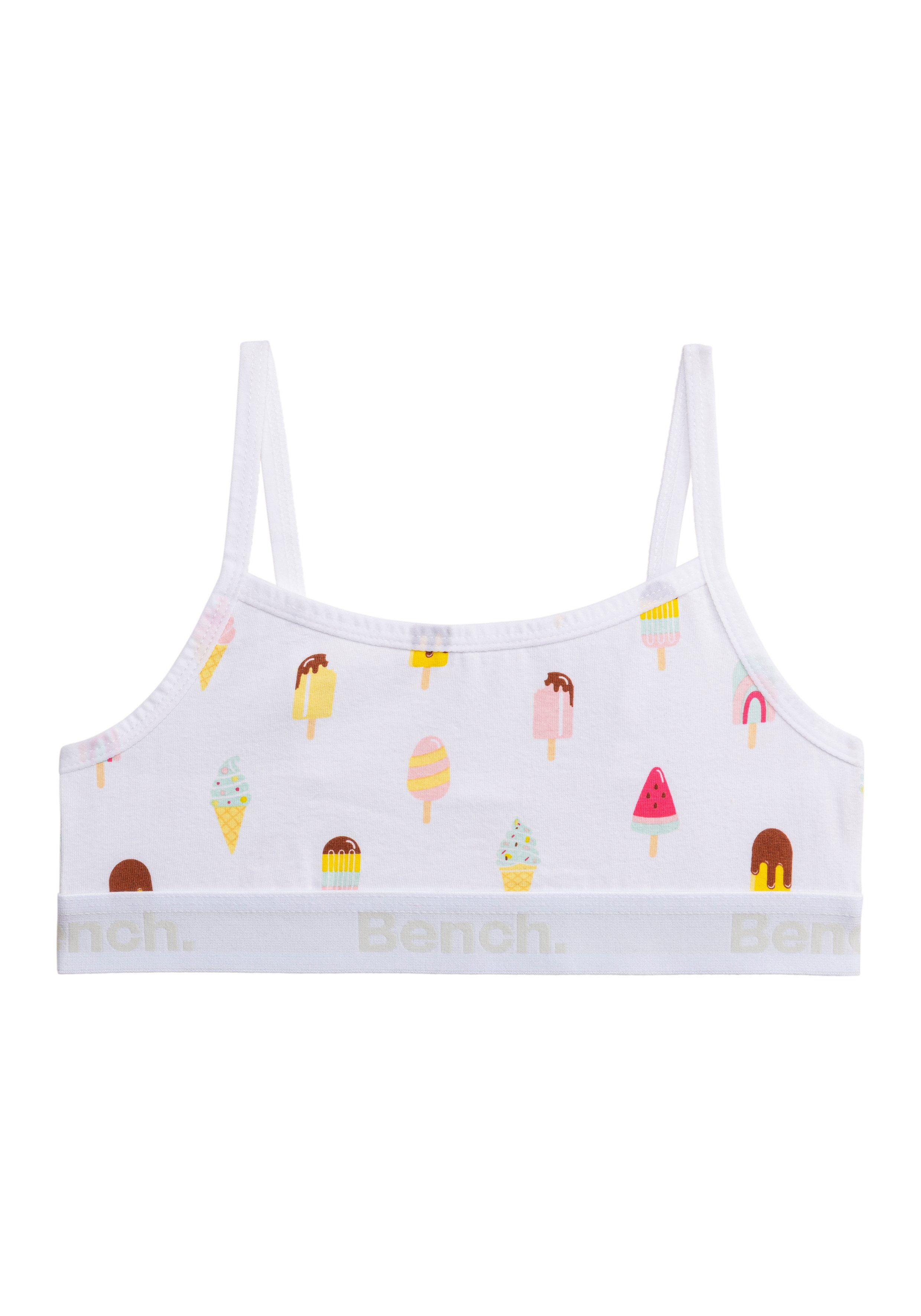 Bench. Bustier cool bedrukt en effen in één verpakking (set, 3-delig)