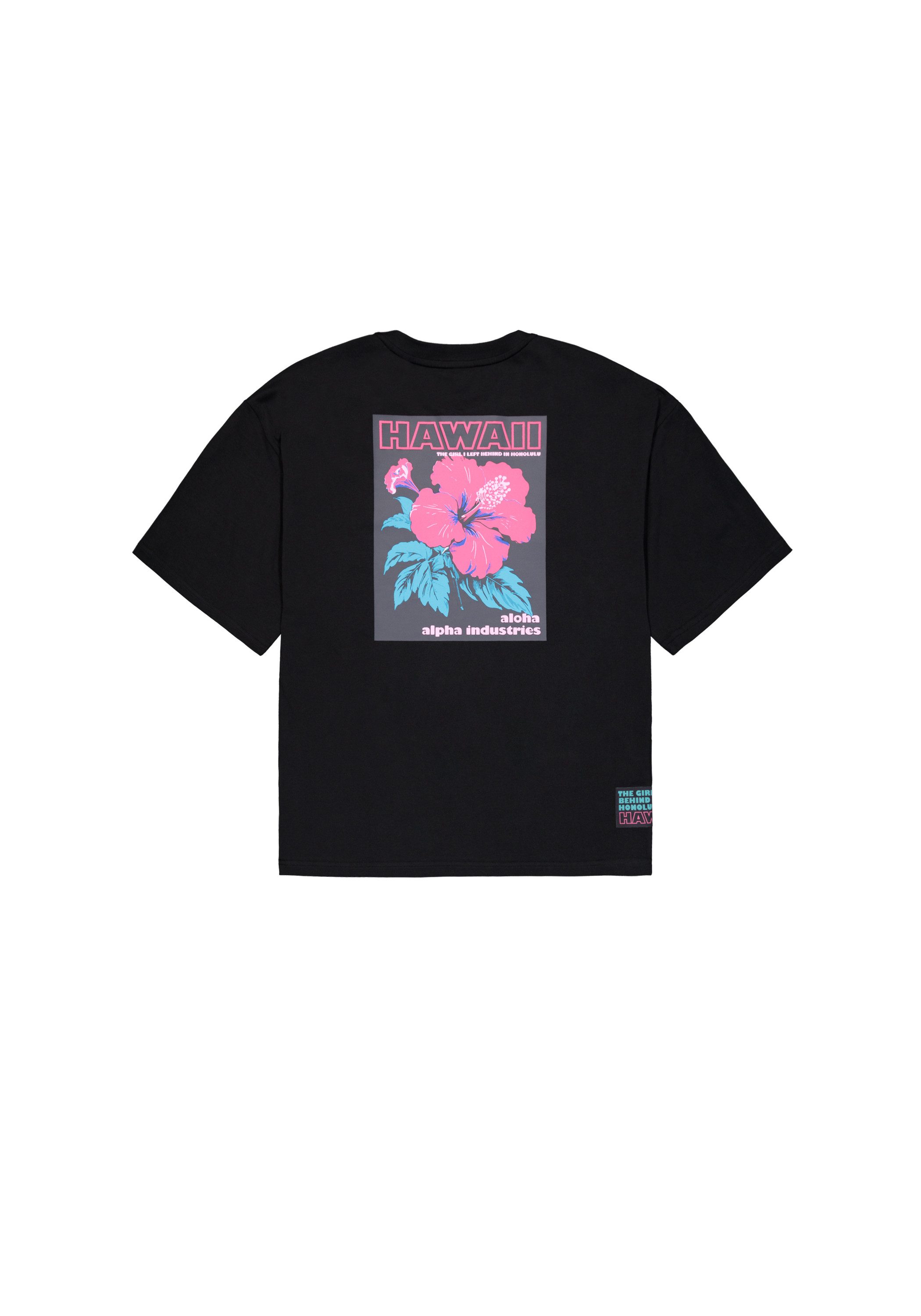 Alpha Industries T-shirt Alpha Industries Men - T-Shirts Aloha Flower Backprint T-Shirt
