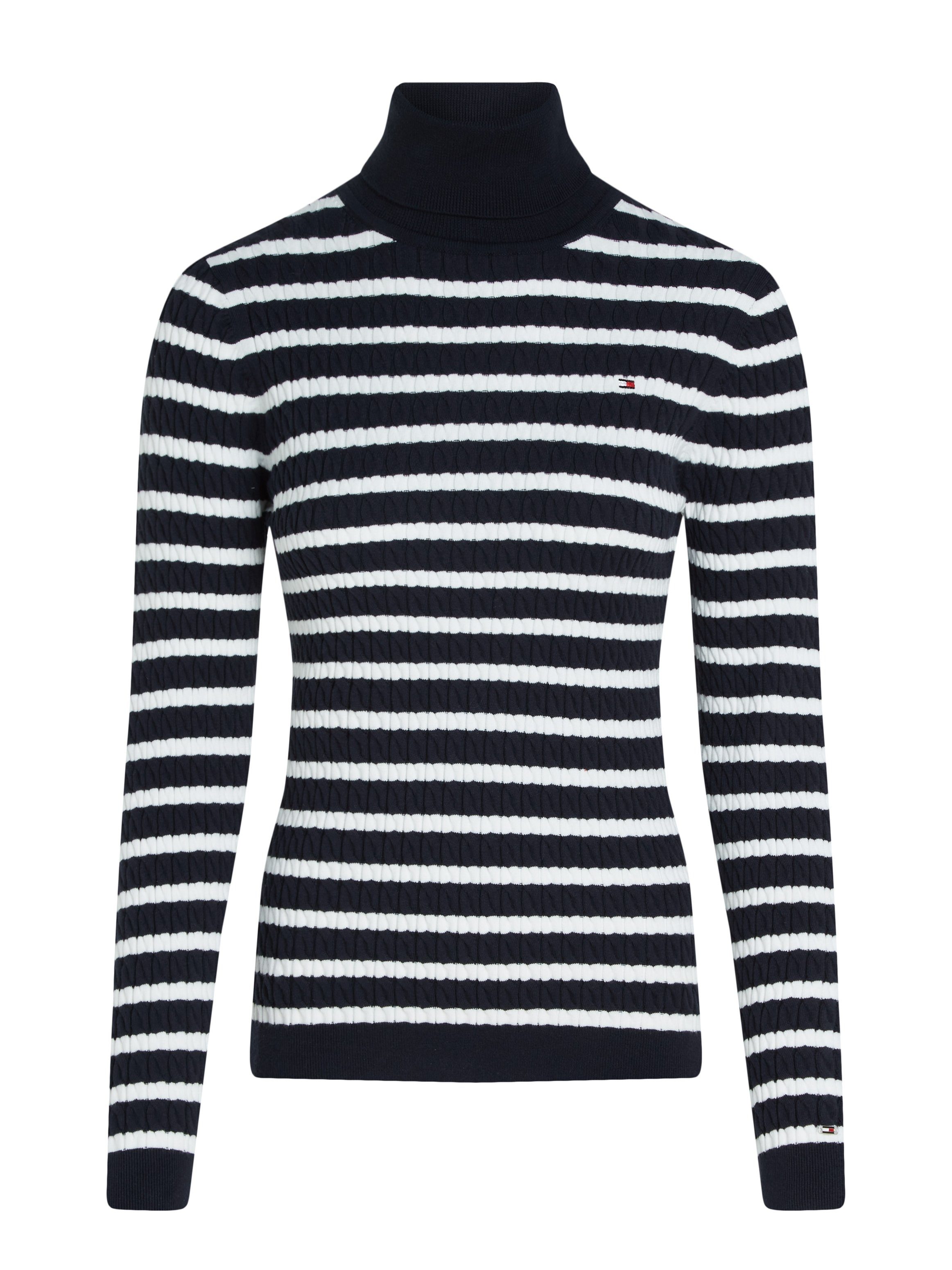 Tommy Hilfiger Coltrui SKINNY CABLE ROLL-NK SWEATER