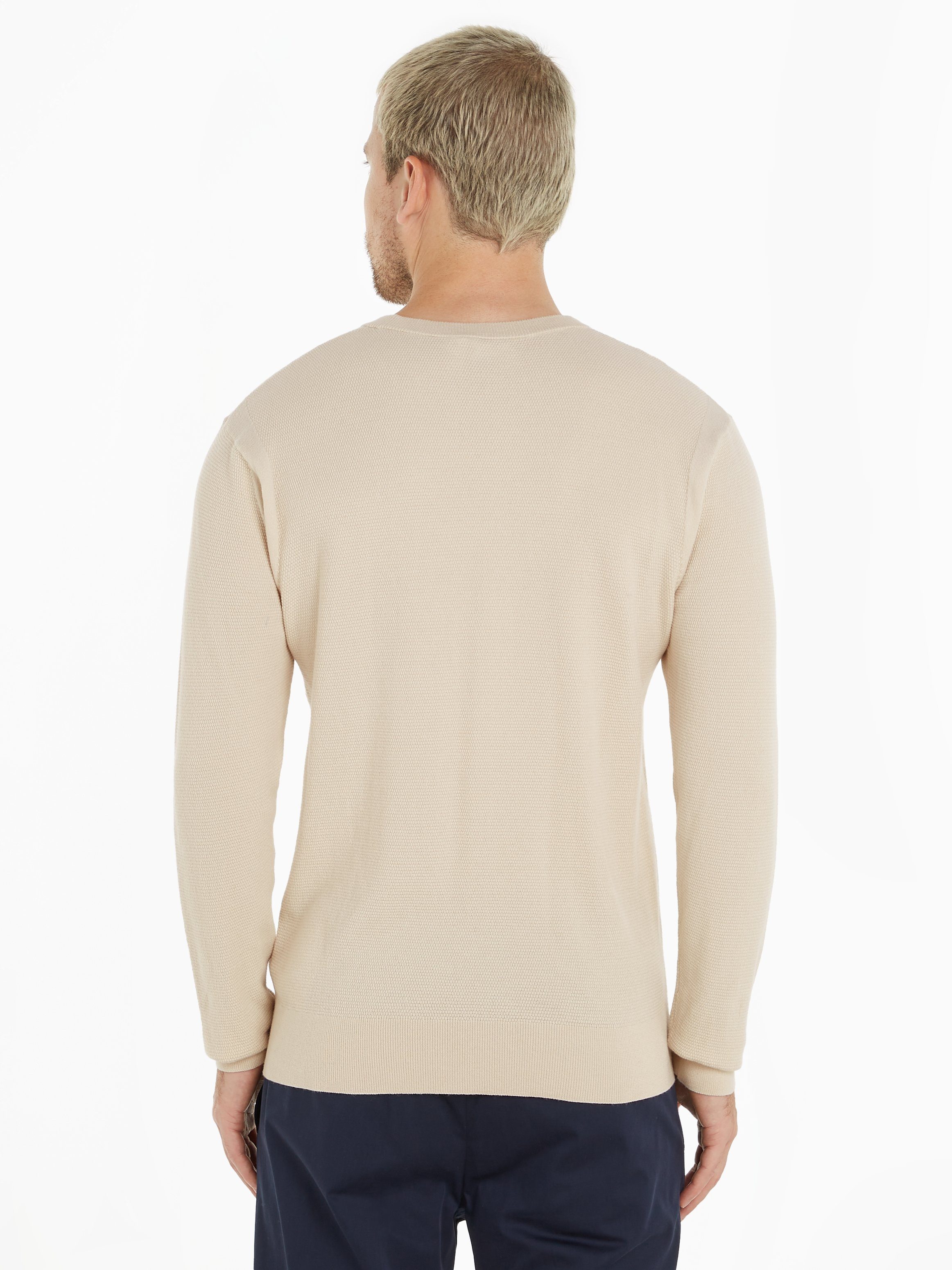 Calvin Klein Trui met ronde hals TEXTURED CN SWEATER