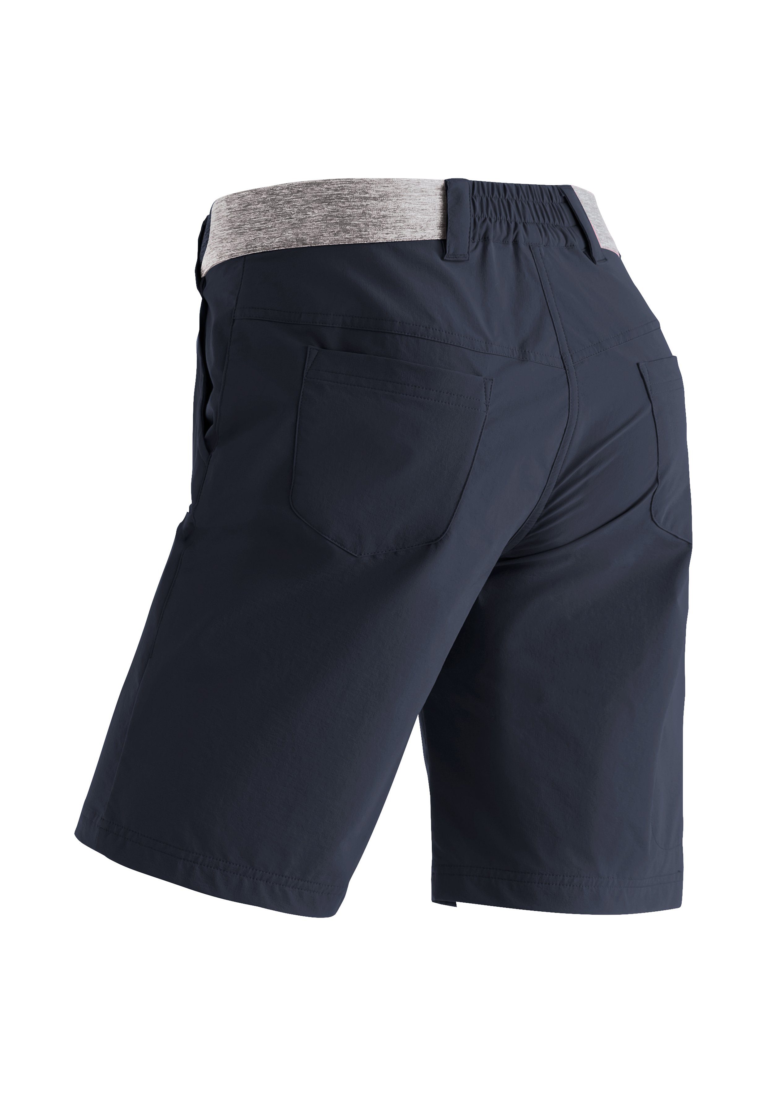 Maier Sports Functionele short Norit Short W Dames shorts, korte outdoor-broek, bermuda met 5 zakken, regular fit