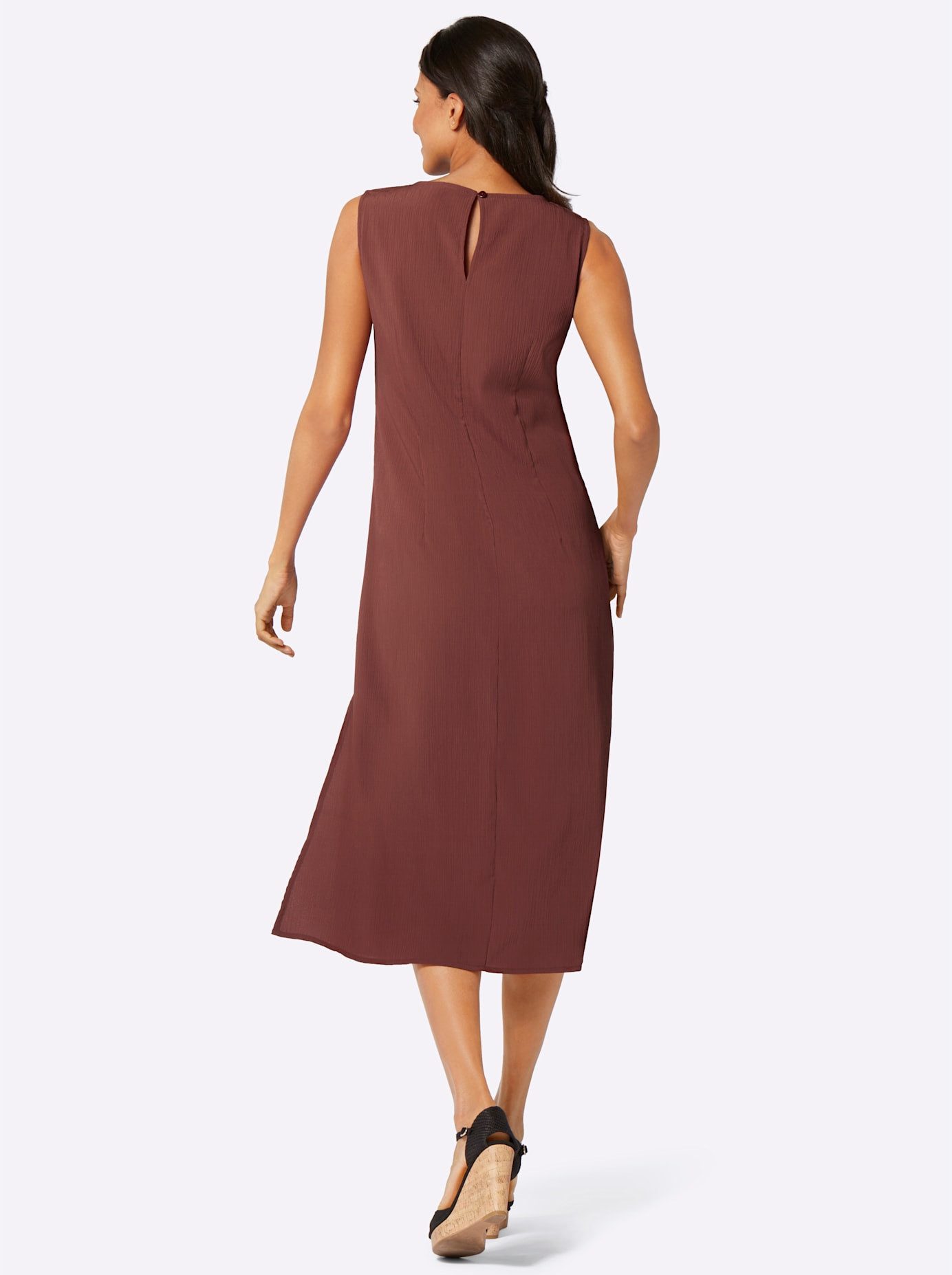 Classic Basics Jurk met bandjes Jurk in overgooiermodel