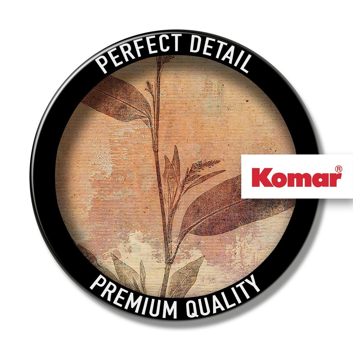 Komar Artprint op linnen Pressed Leaves - Afmeting 30 x 40 cm (1 stuk)