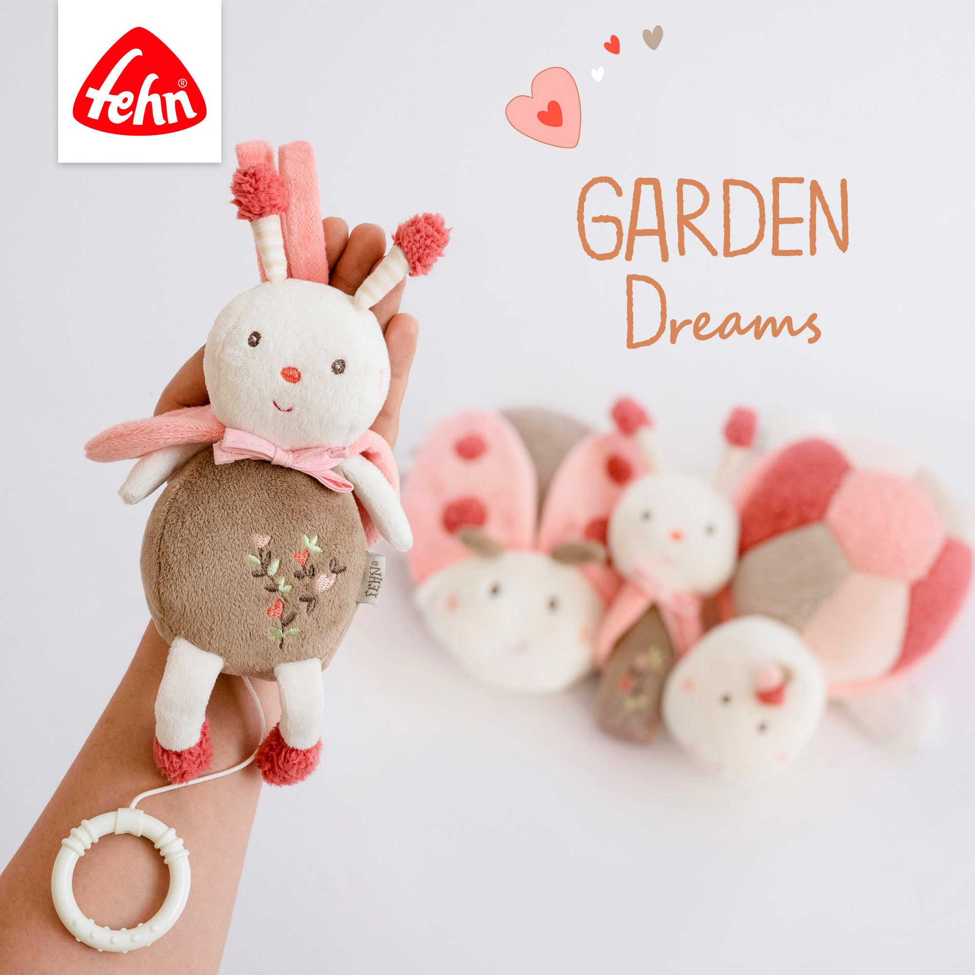Fehn Grijpspeeltje Classic Stars, Garden Dreams activiteitspiraal Bij