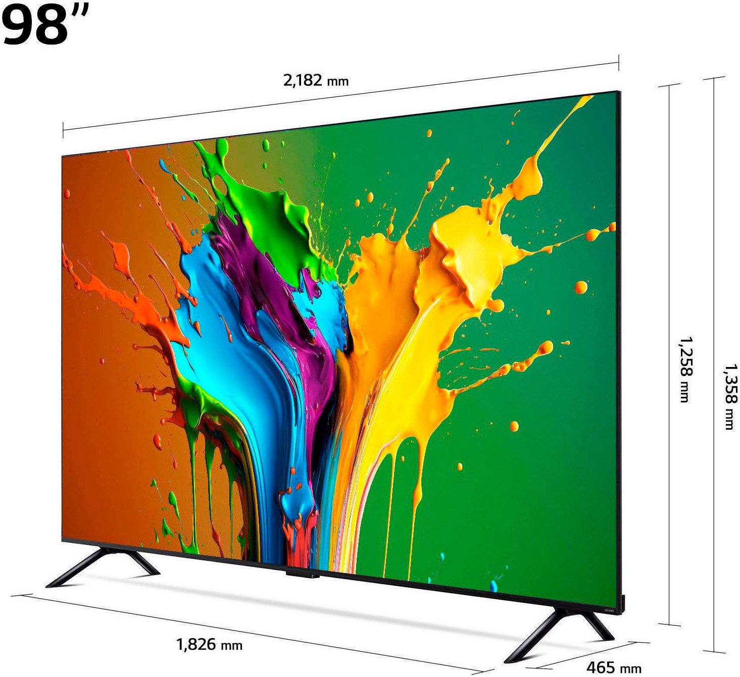 LG QNED-tv 98QNED89T6A, 248 cm / 98", 4K Ultra HD, Smart TV