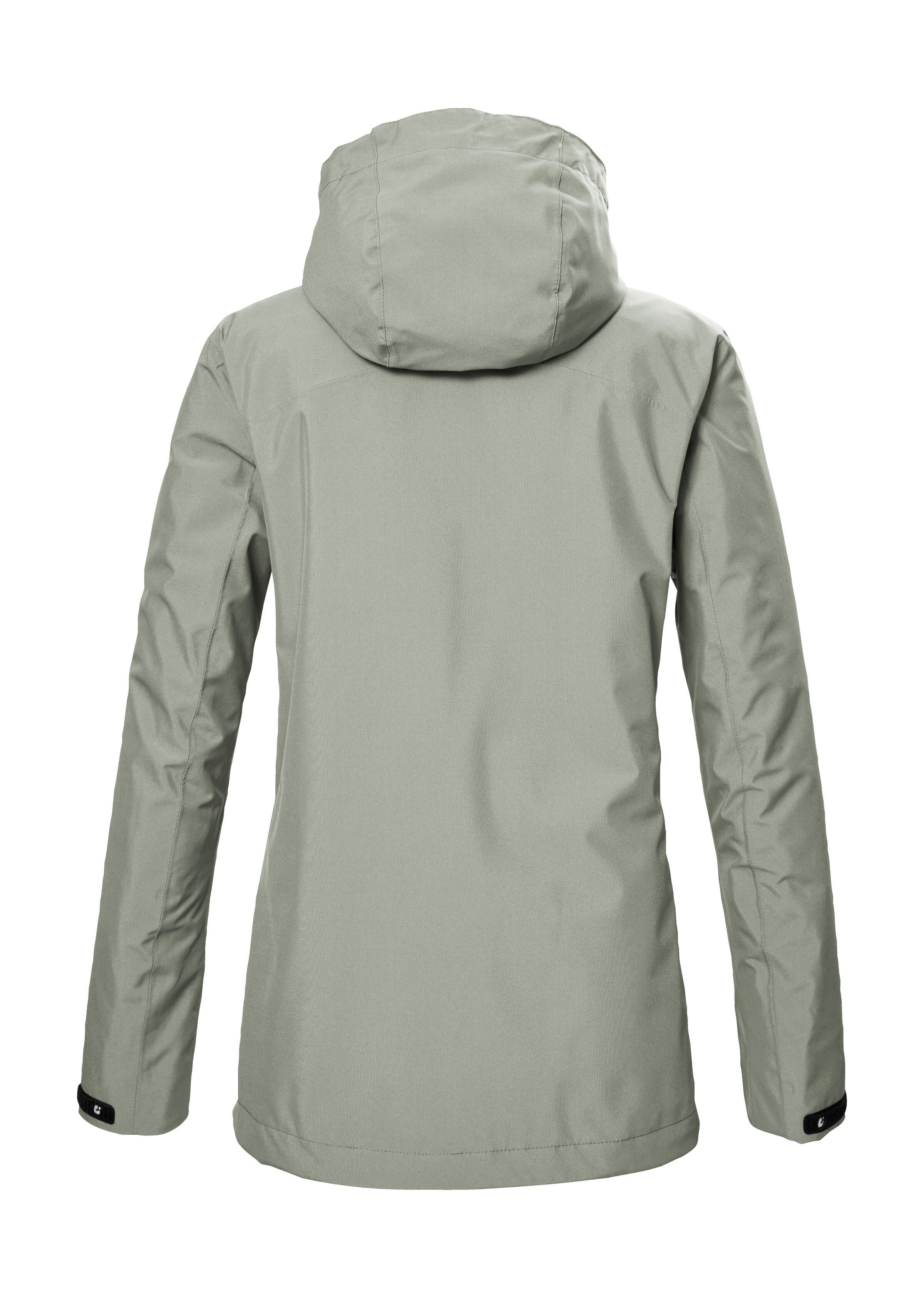 Killtec Outdoorjack KOS 26 WMN JCKT Waterdicht, ademend, afneembare capuchon, gerecycled materiaal