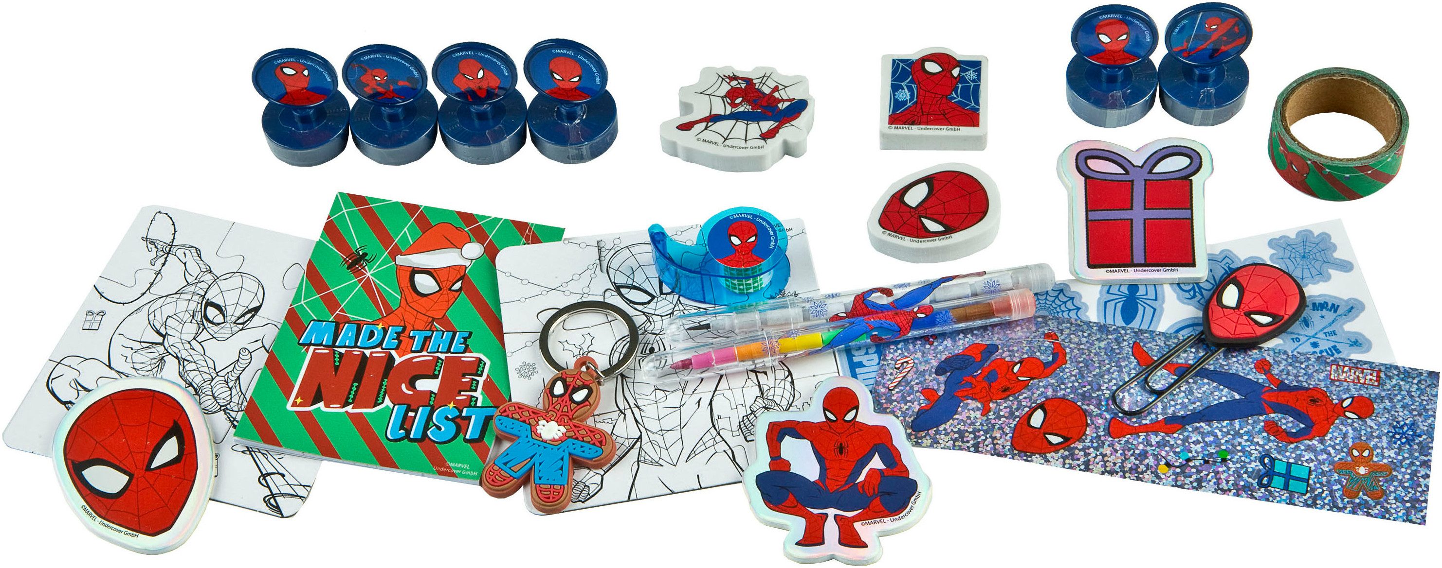 UNDERCOVER Speelgoed adventskalender Spiderman (24-delig)