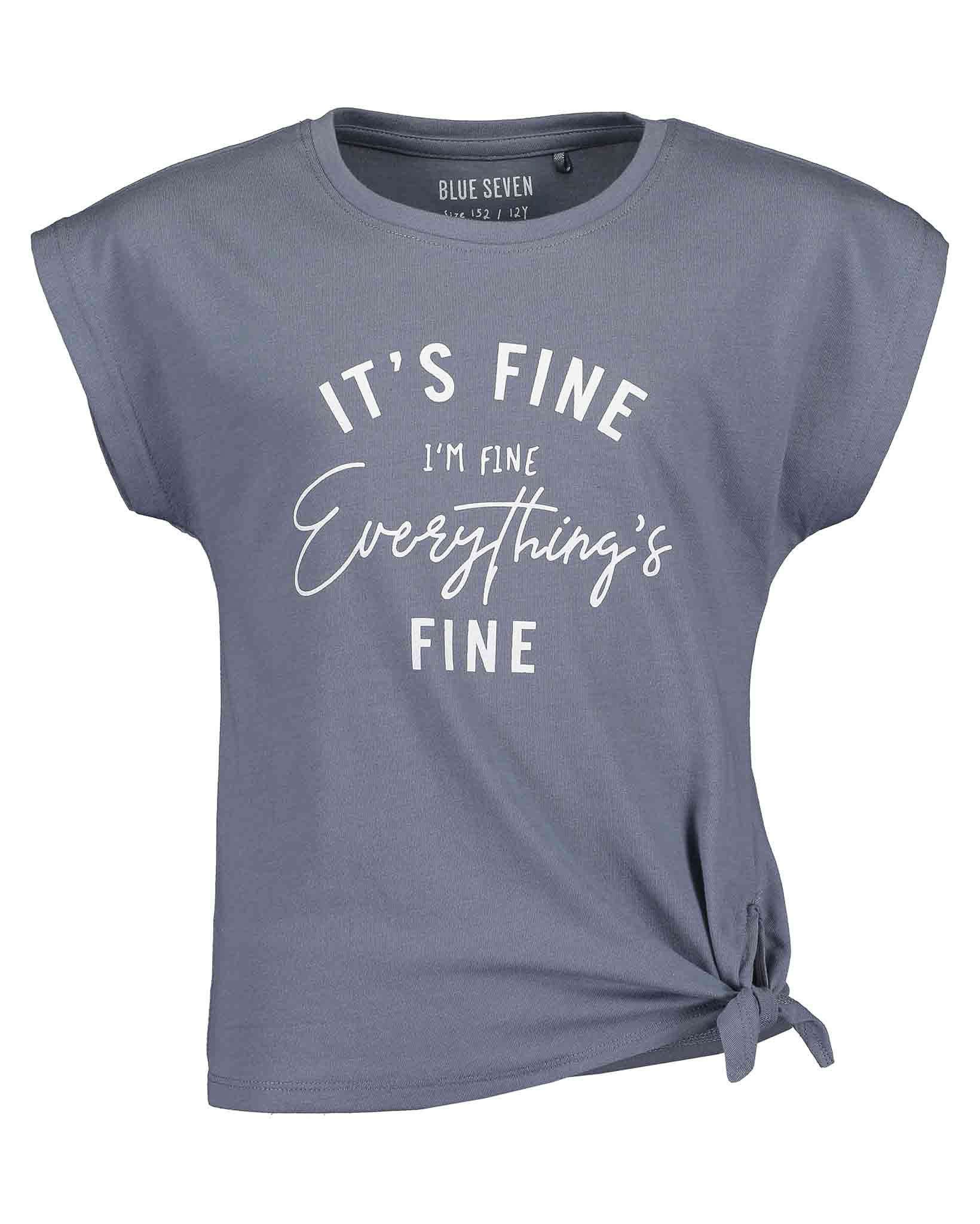 Blue Seven T-shirt Blue Seven tiener meisjes T-shirts met knoop (2-delig)