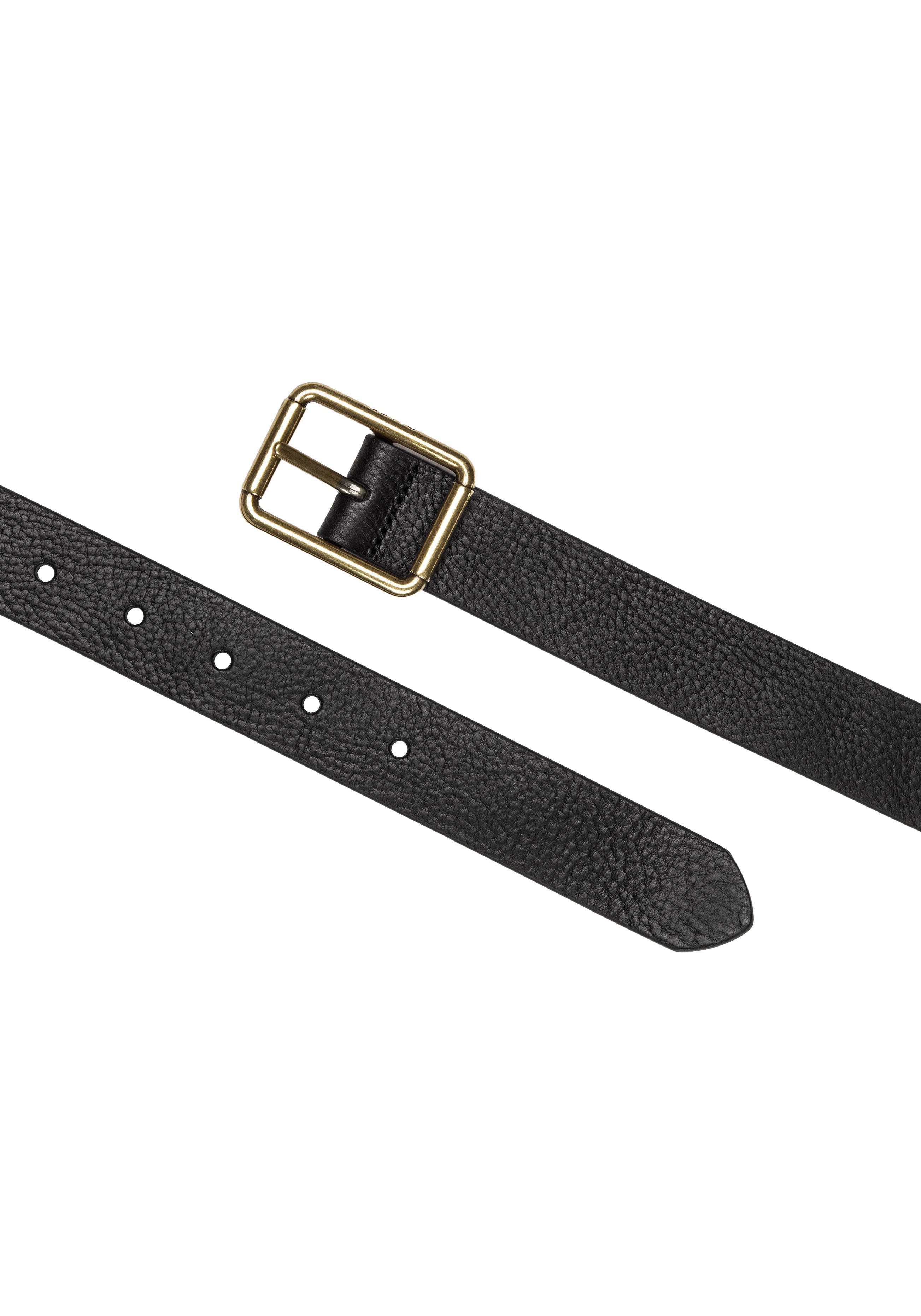 Levi's® Leren riem Normale gesp voor vrouwen met goudkleurige gesp
