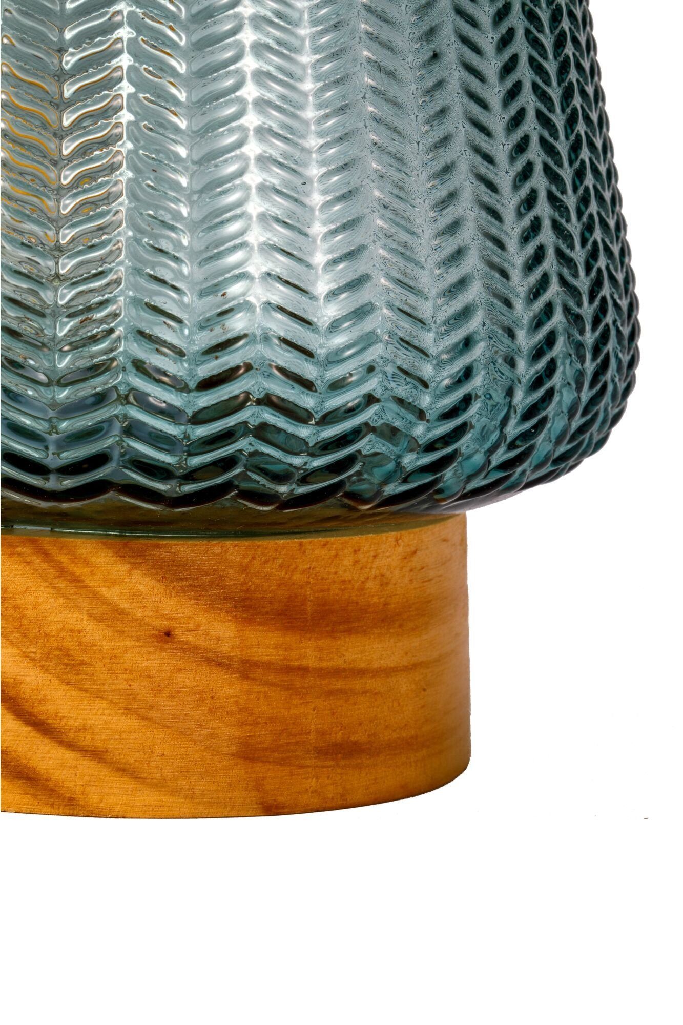 Pauleen Led-tafellamp Pretty Glamour mobile turquoise/hout