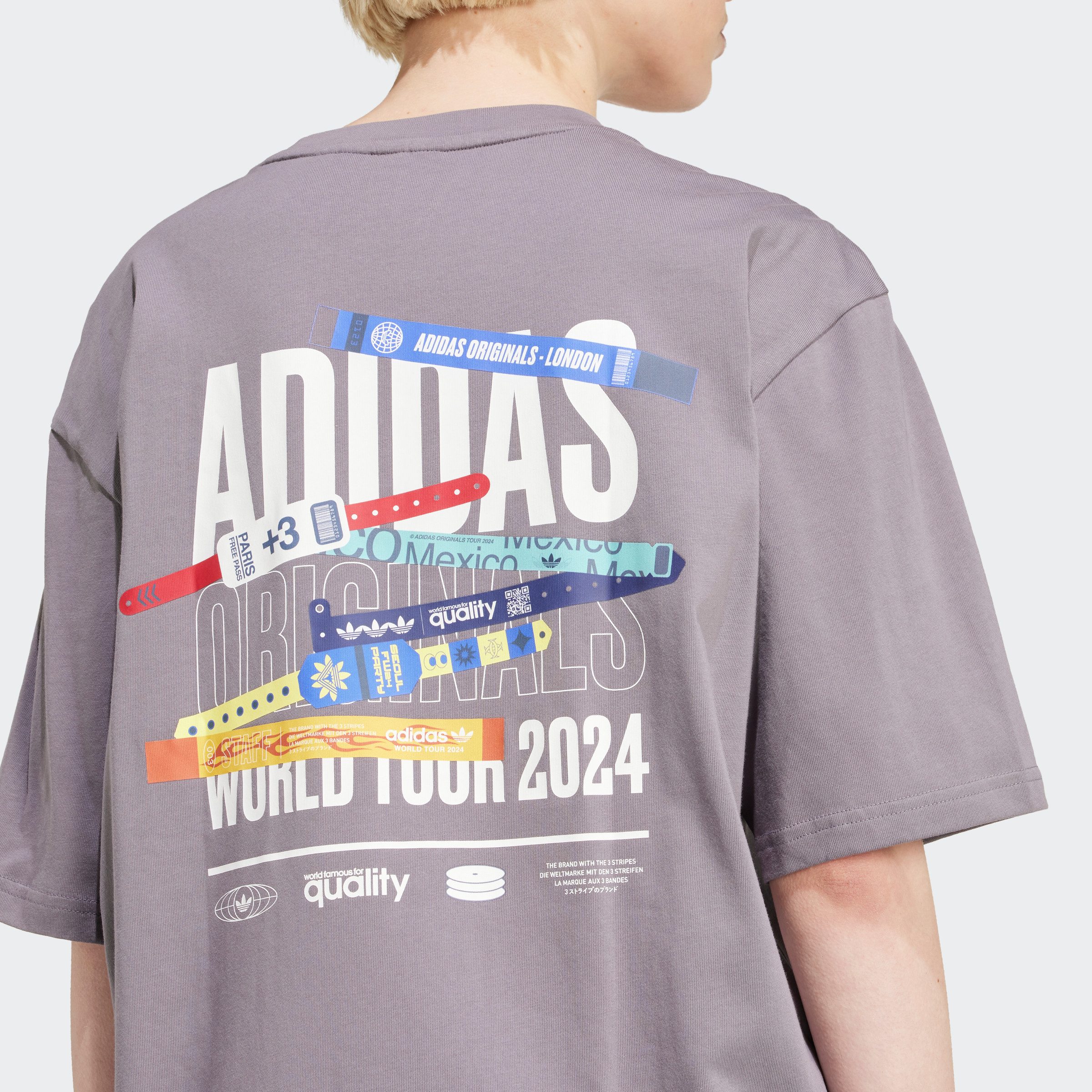 adidas Originals T-shirt TOUR BANDS TEE