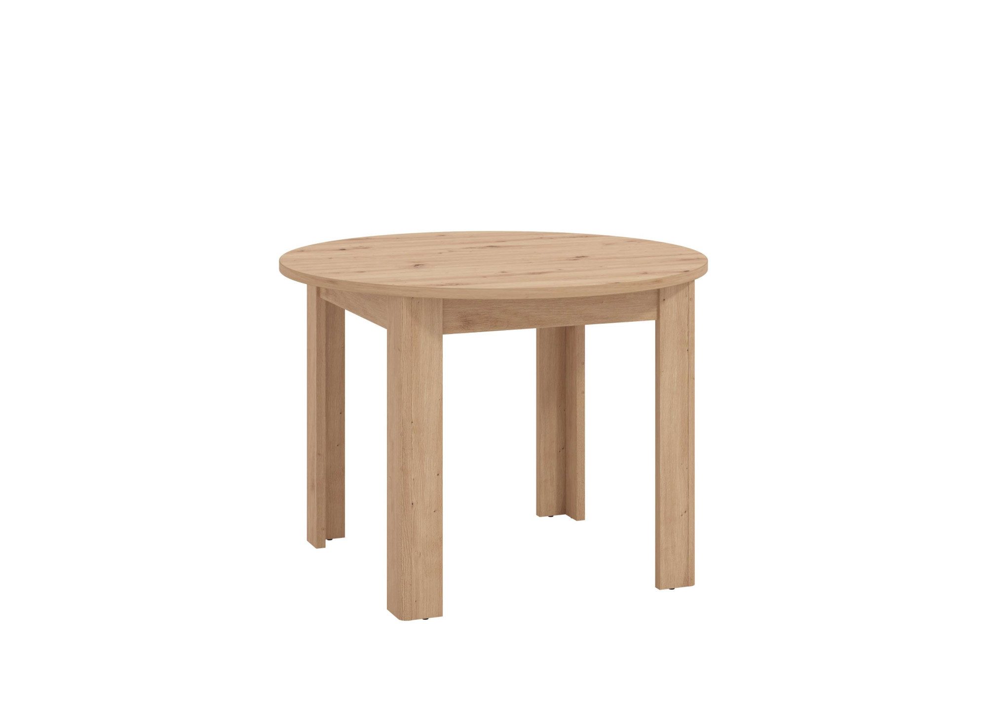Home affaire Eettafel Ancona ronde tafel, 106 cm, MFD tafelblad in verschillende moderne kleuren, ideaal voor een moderne keuken