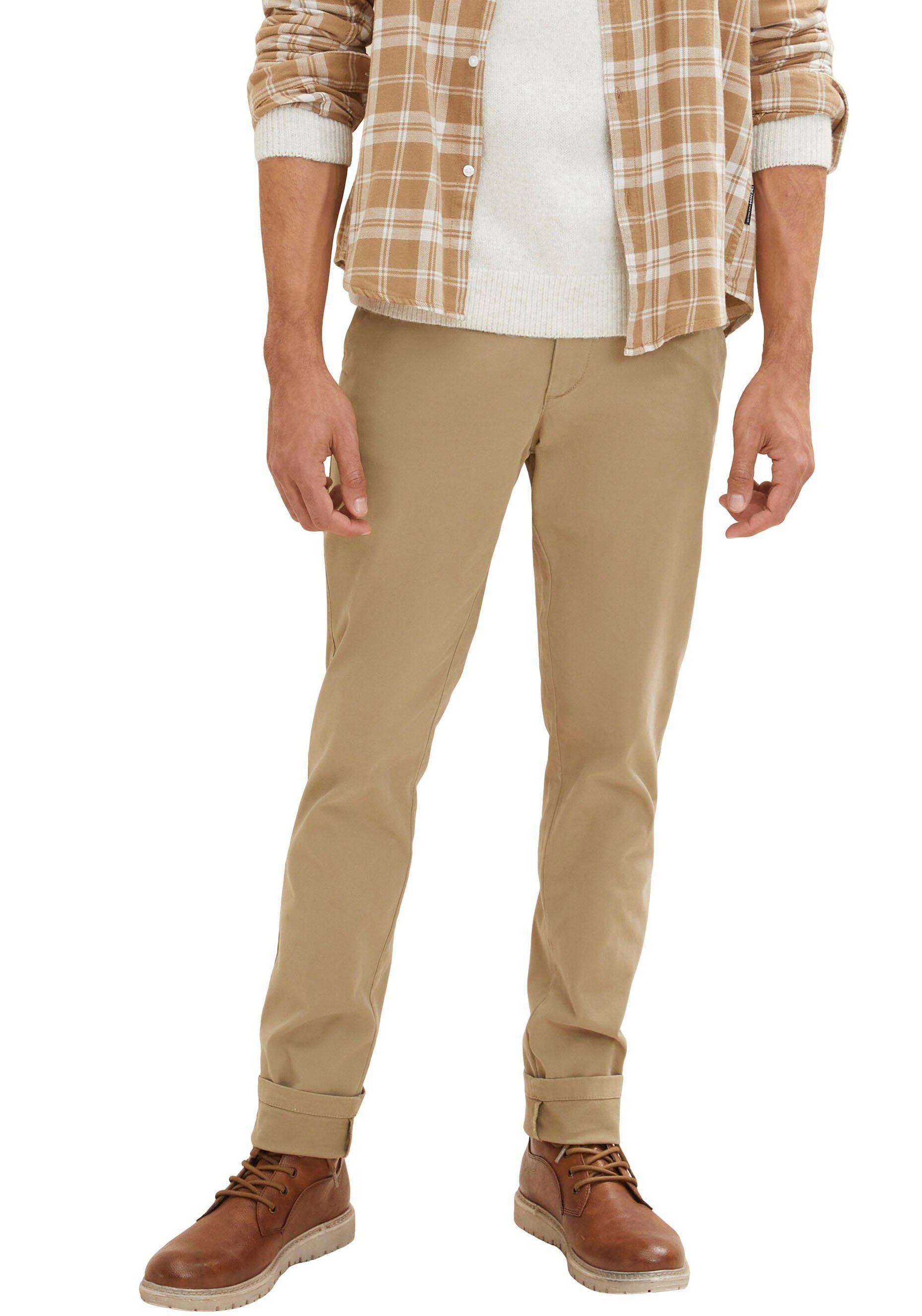Tom Tailor Chino Tom Tailor chino-broek in casual, smalle pasvorm heren chino's maat 33 beige