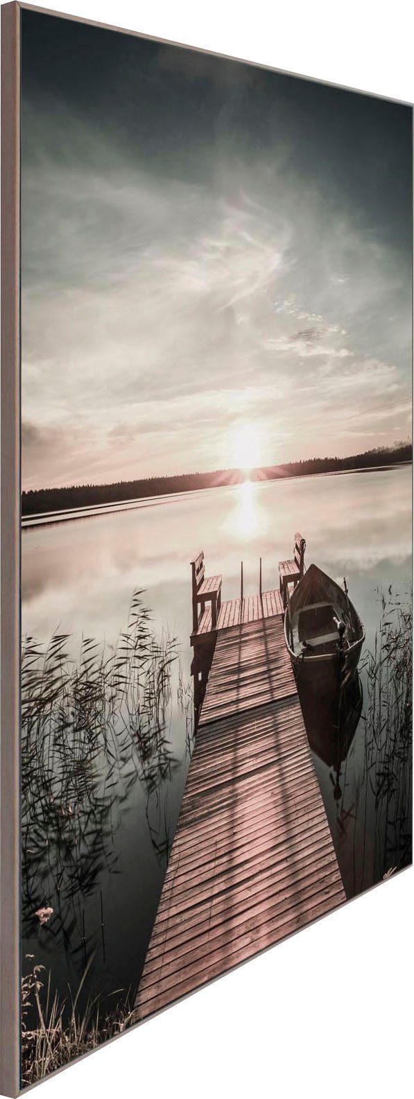 Reinders! Artprint Slim Frame Wood 50x70 Scandic Jetty