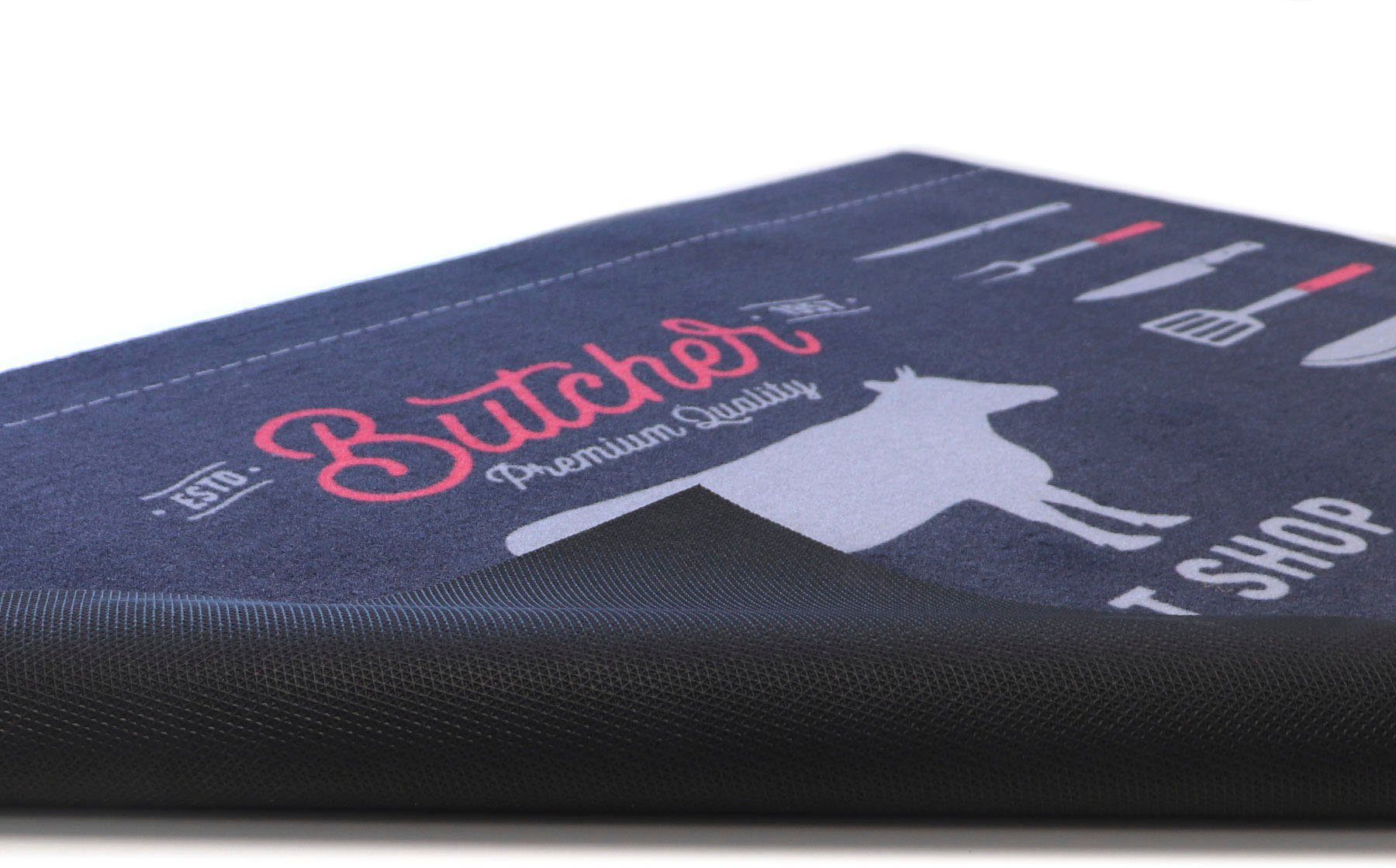 Primaflor-Ideen in Textil Mat Barbecue-onderlegger BEEF Barbecuemat ideaal als vloerbescherming, antislip, wasbaar