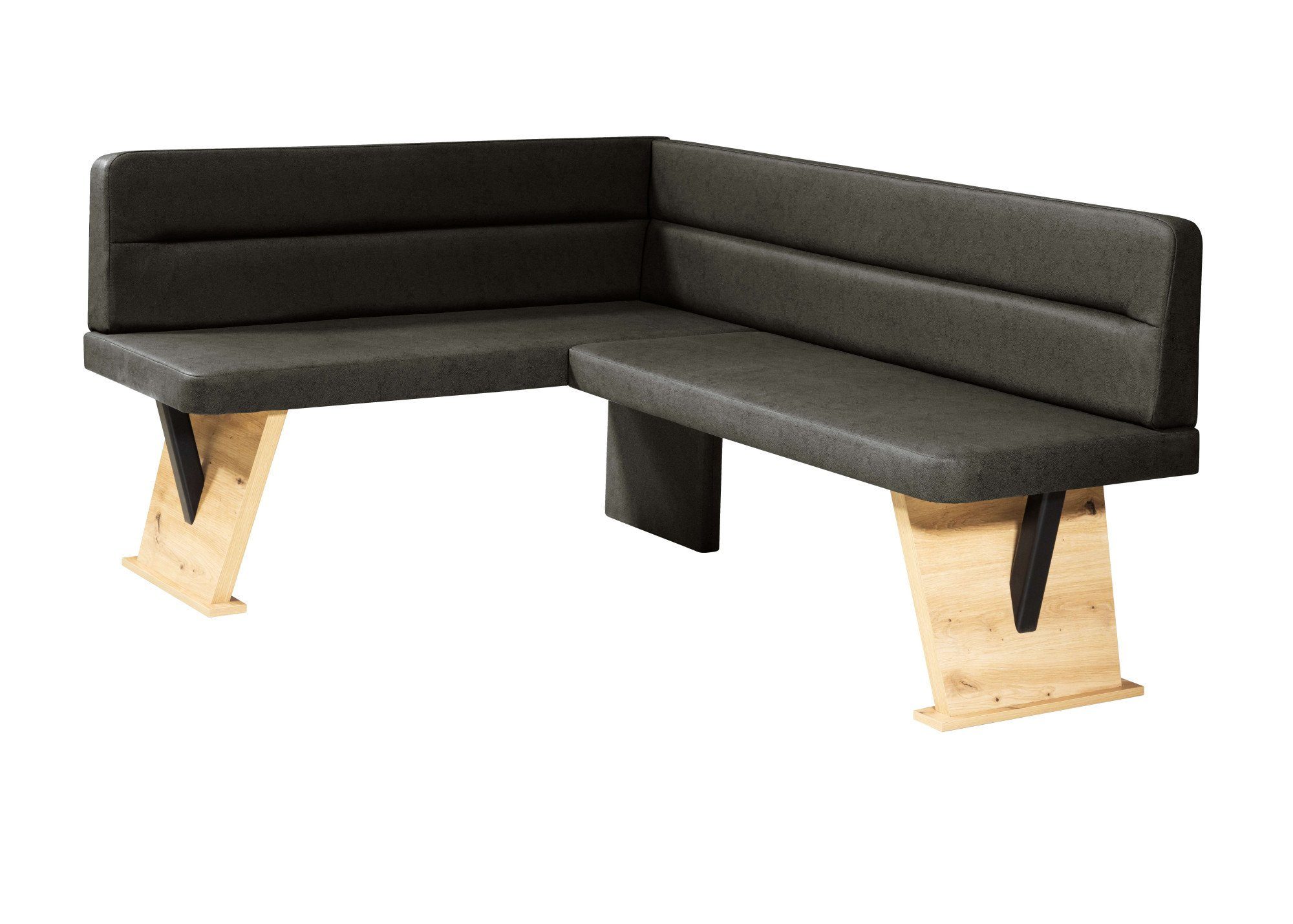 Home affaire Eethoek Laros zitgroep, hoekbank, stoelen, tafel perfect voor keuken, eetkamer, woonkamer, bestseller (set, 4-delig)
