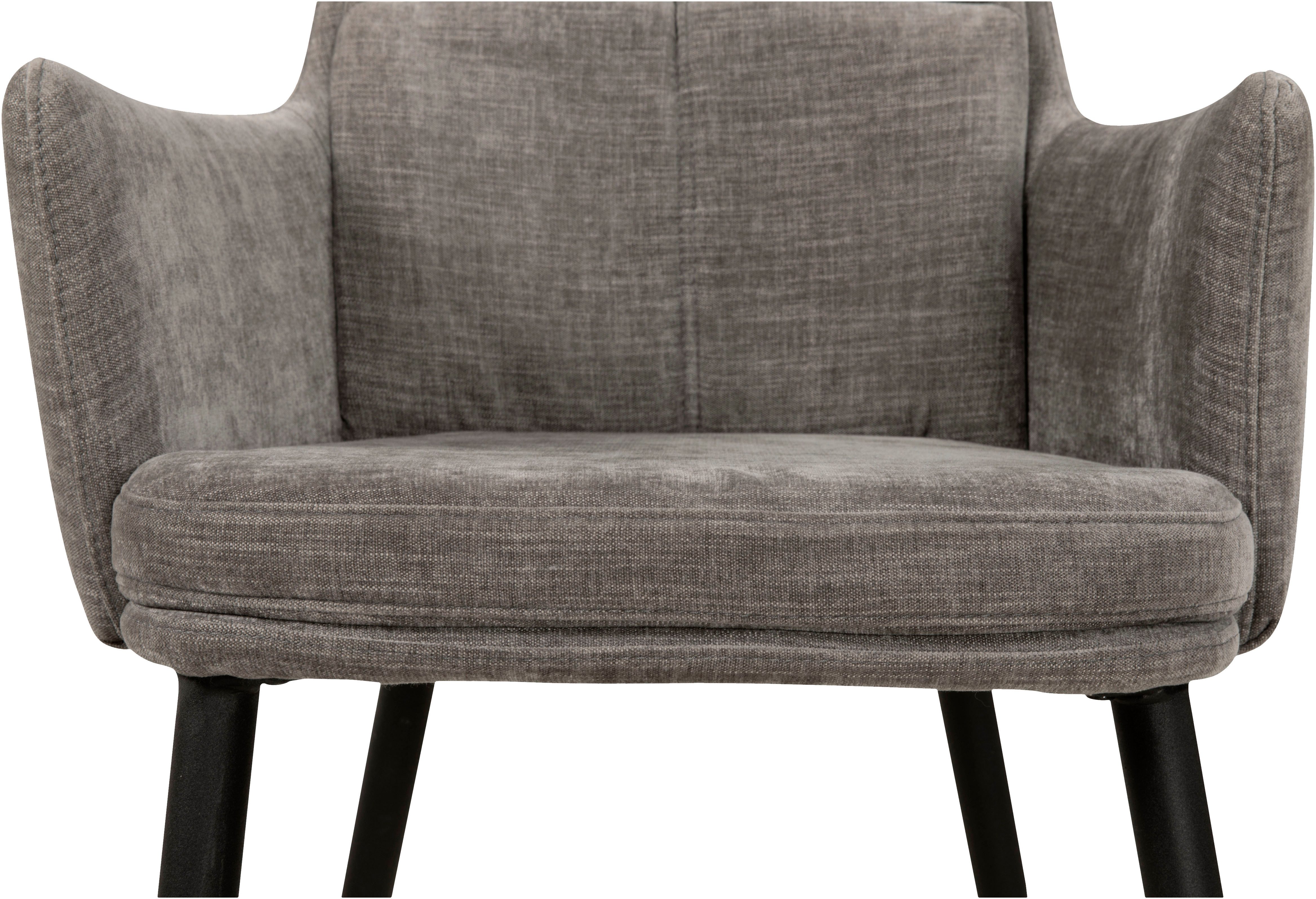 OMG Design Stoel met armleuningen DONNA Zitkuip, comfortabel gepolsterd, eetkamerstoel (set)