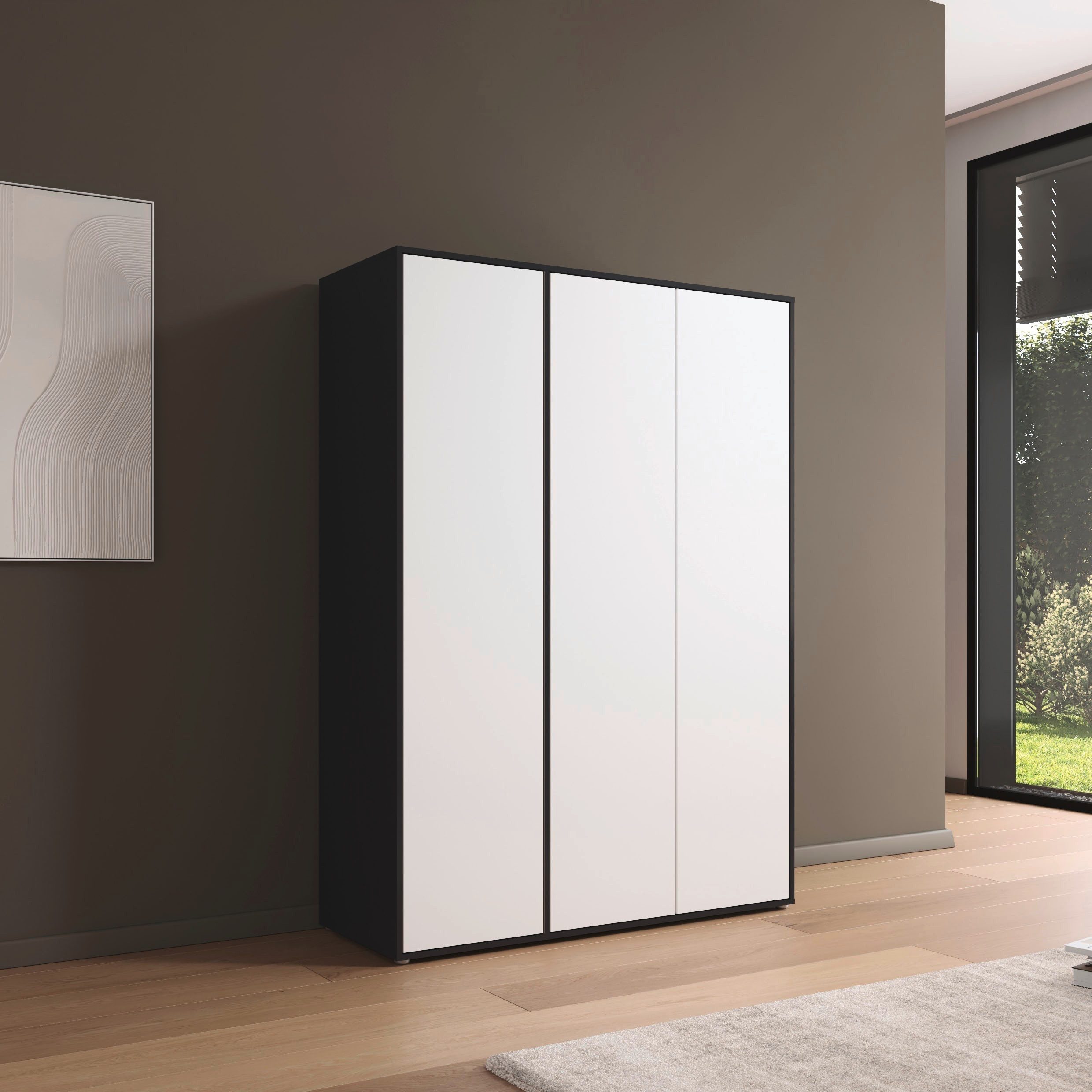 rauch Draaideurkast Kledingkast Kast Garderobe Wasmand NABILA veel Opbergruimte in 2 breedtes met push-to-open functie bestseller made in germany