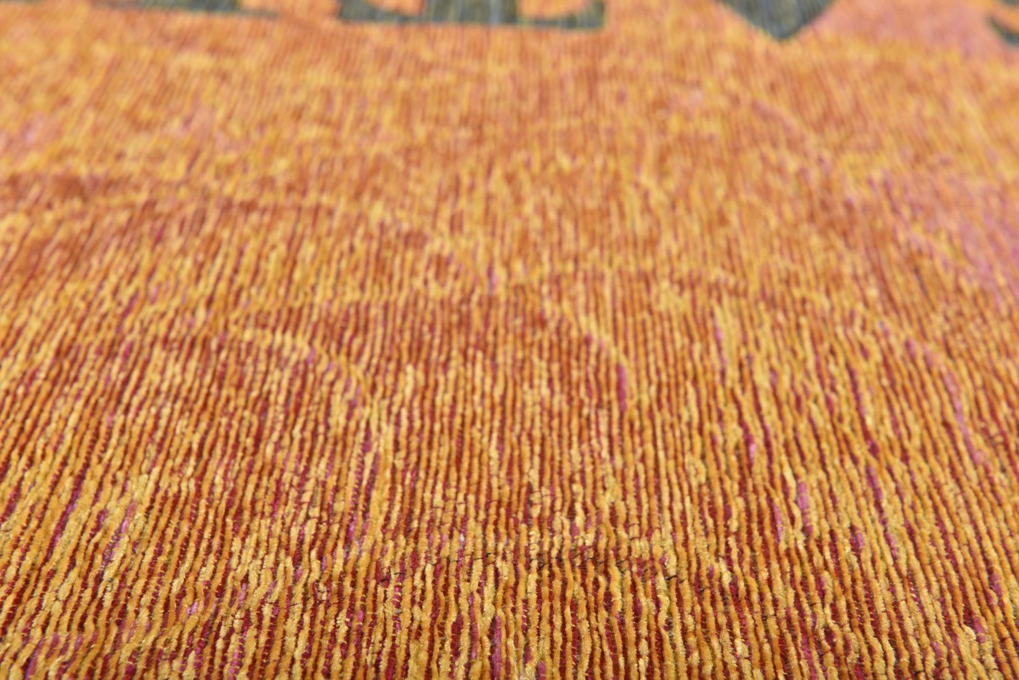 Gino Falcone Vloerkleed Cosima-115 plat geweven jacquard-vloerkleed, met chenillegaren, modern design