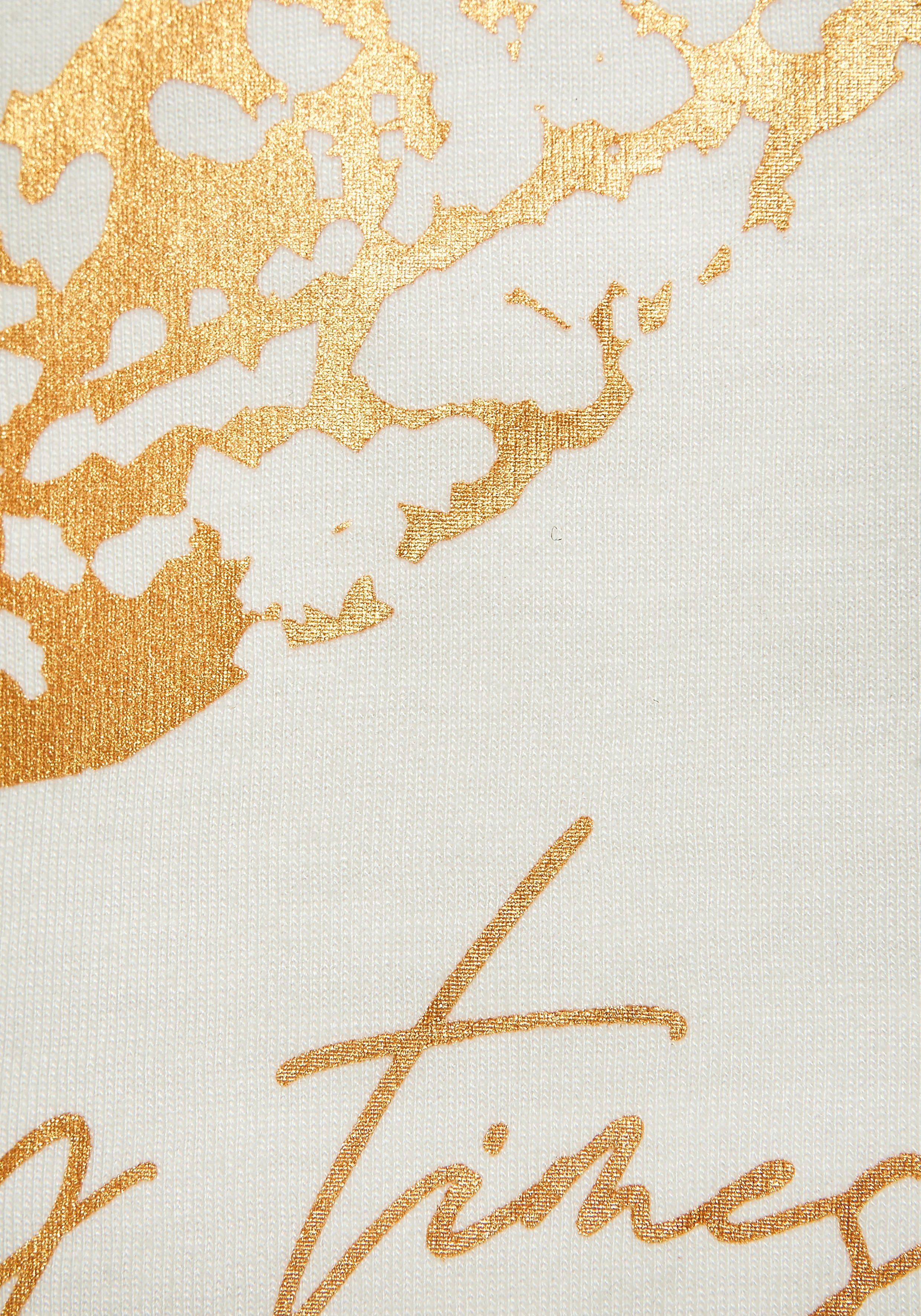 Lascana Pyjama top met folieprint