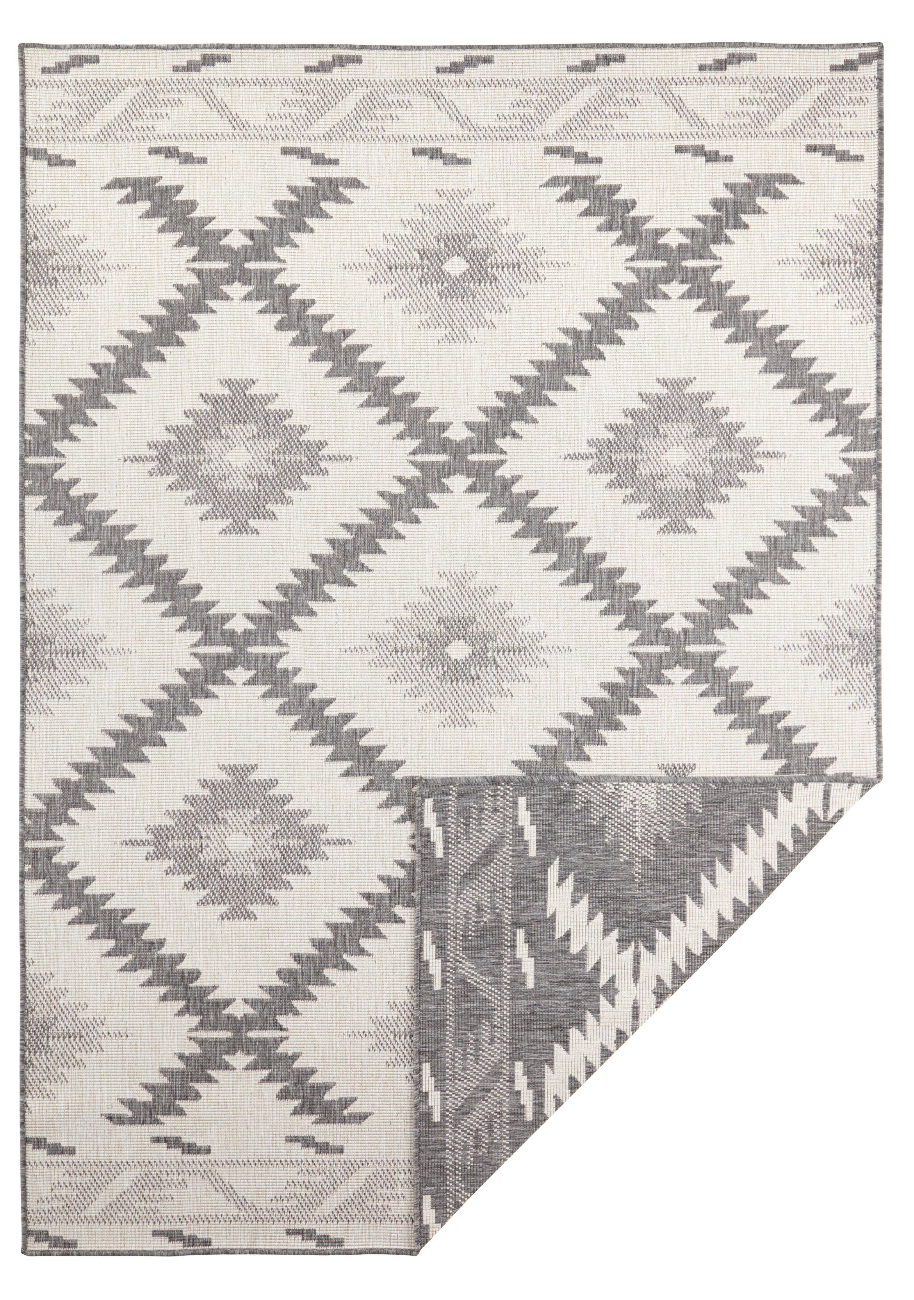 NORTHRUGS Vloerkleed Malibu omkeerbaar tapijt Binnen- en buitengebruik, weerbestendig, balkon, loper, woonkamer, waterbestendig