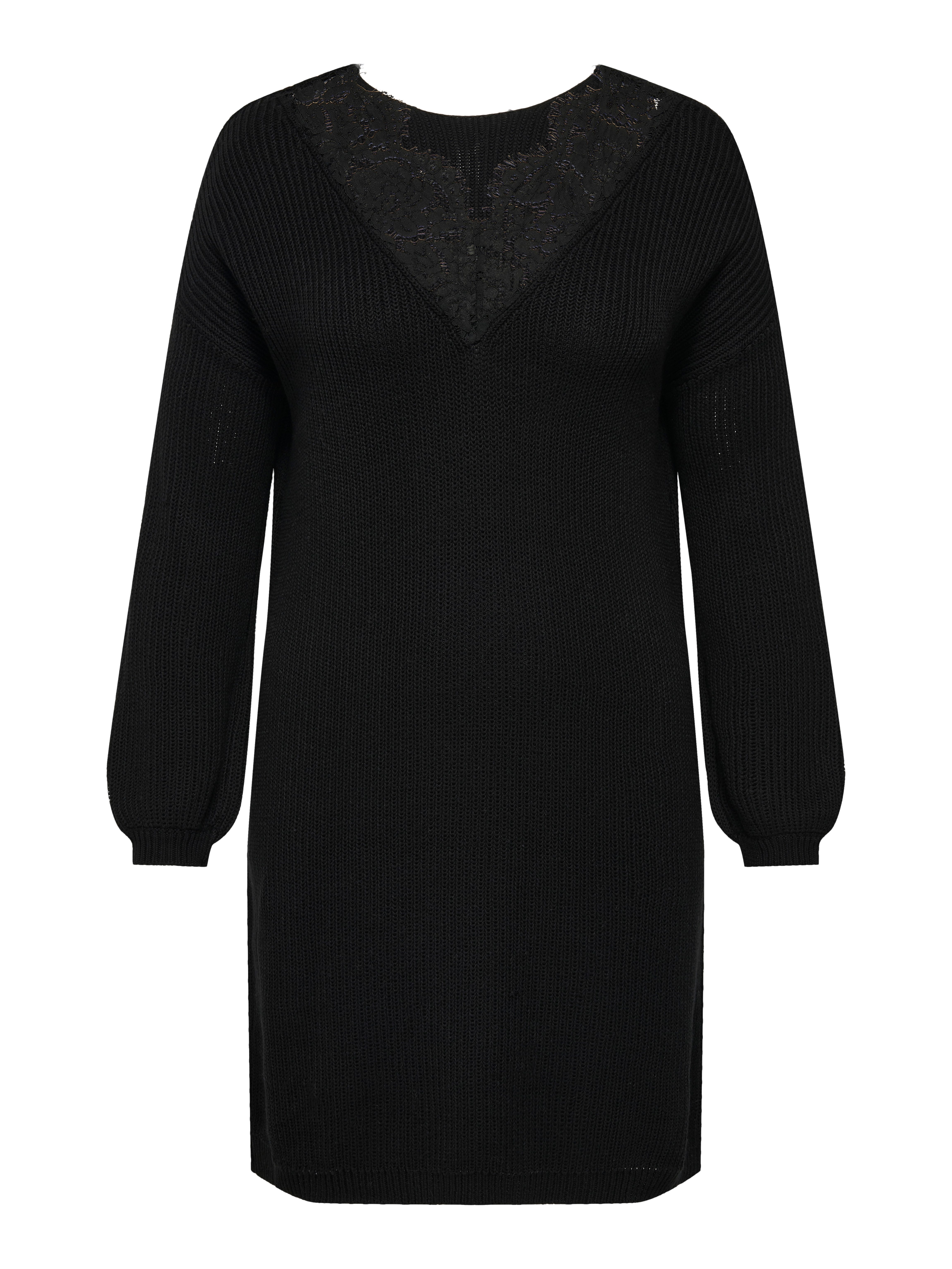 ONLY CARMAKOMA Gebreide jurk CARXENIA LIFE L S DRESS KNT