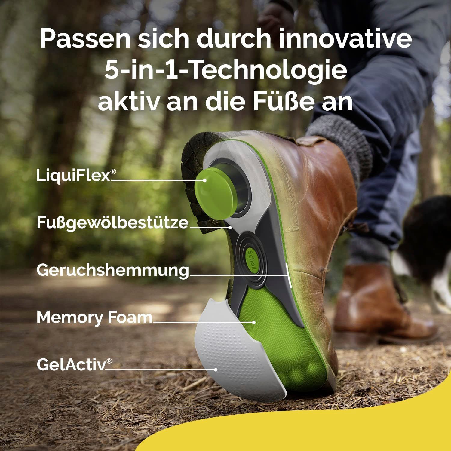 Scholl Inlegzolen LiquiFlex Everyday Comfort inlegzolen - Meer demping door memory foam