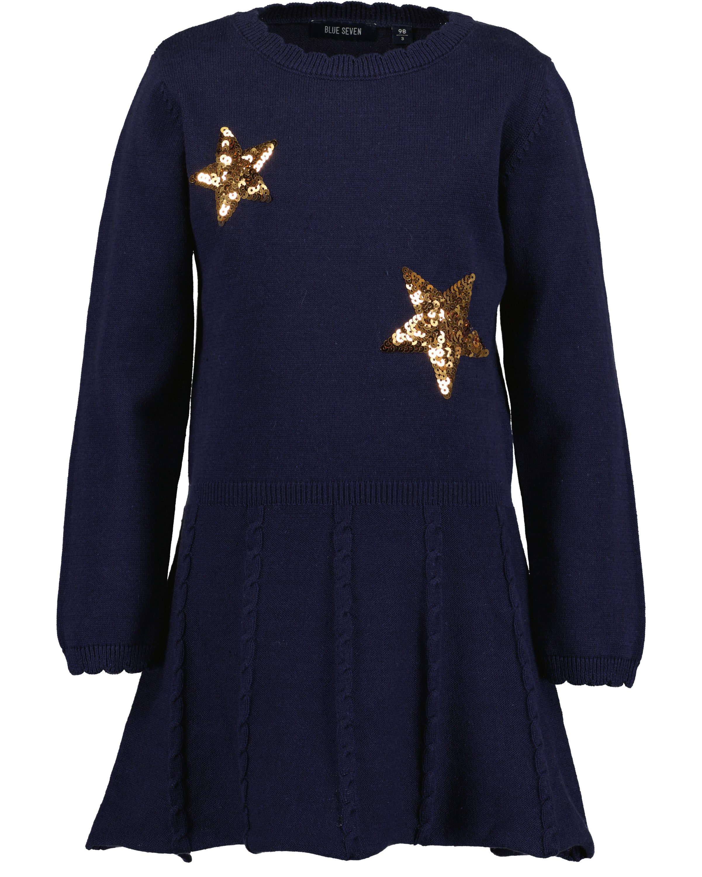 Blue Seven Gebreide jurk  Meisjes Breijurk KIDS GIRLS FESTIVE (1-delig)