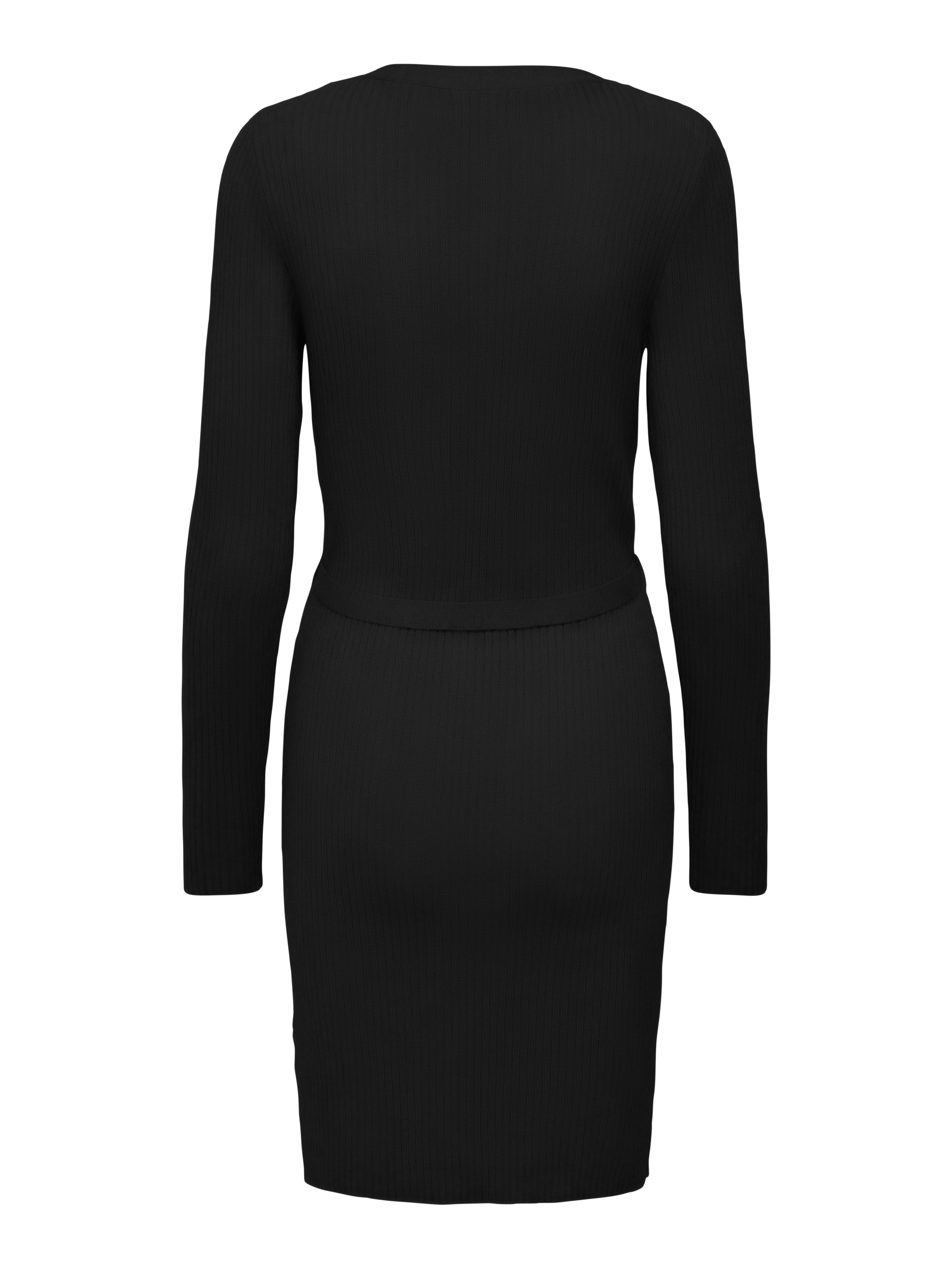 Only Gebreide jurk ONLVENLO L/S RIB WRAP DRESS RP KNT