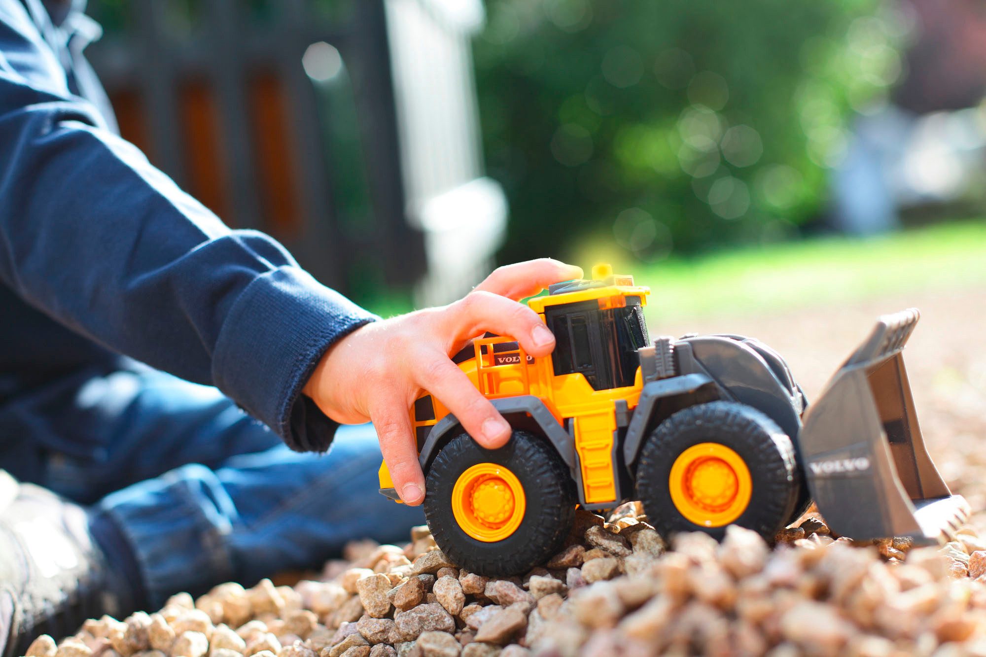 Dickie Toys Speelgoed-shovel Volvo Wheel Loader met licht en geluid