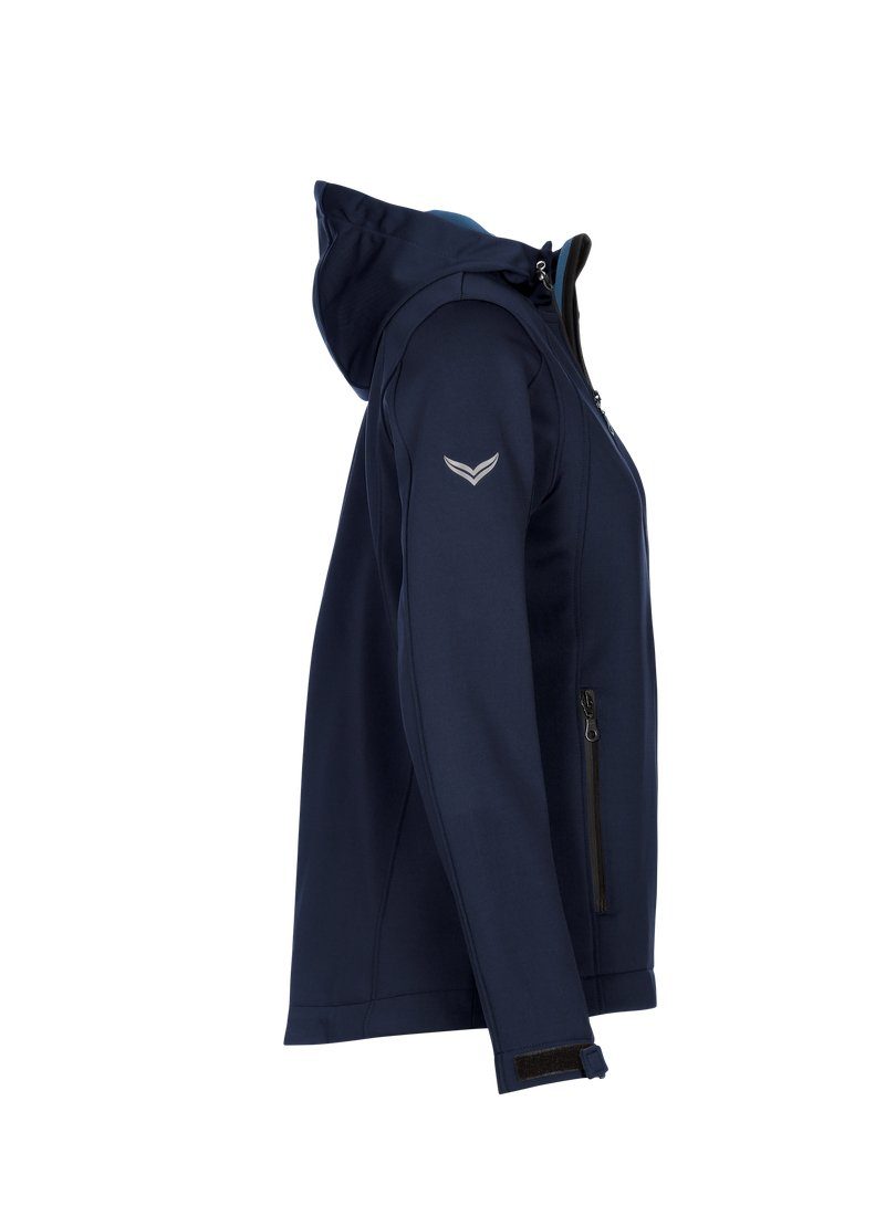 Trigema Softshell-jack TRIGEMA getailleerd Softshell-jack met capuchon (1 stuk)