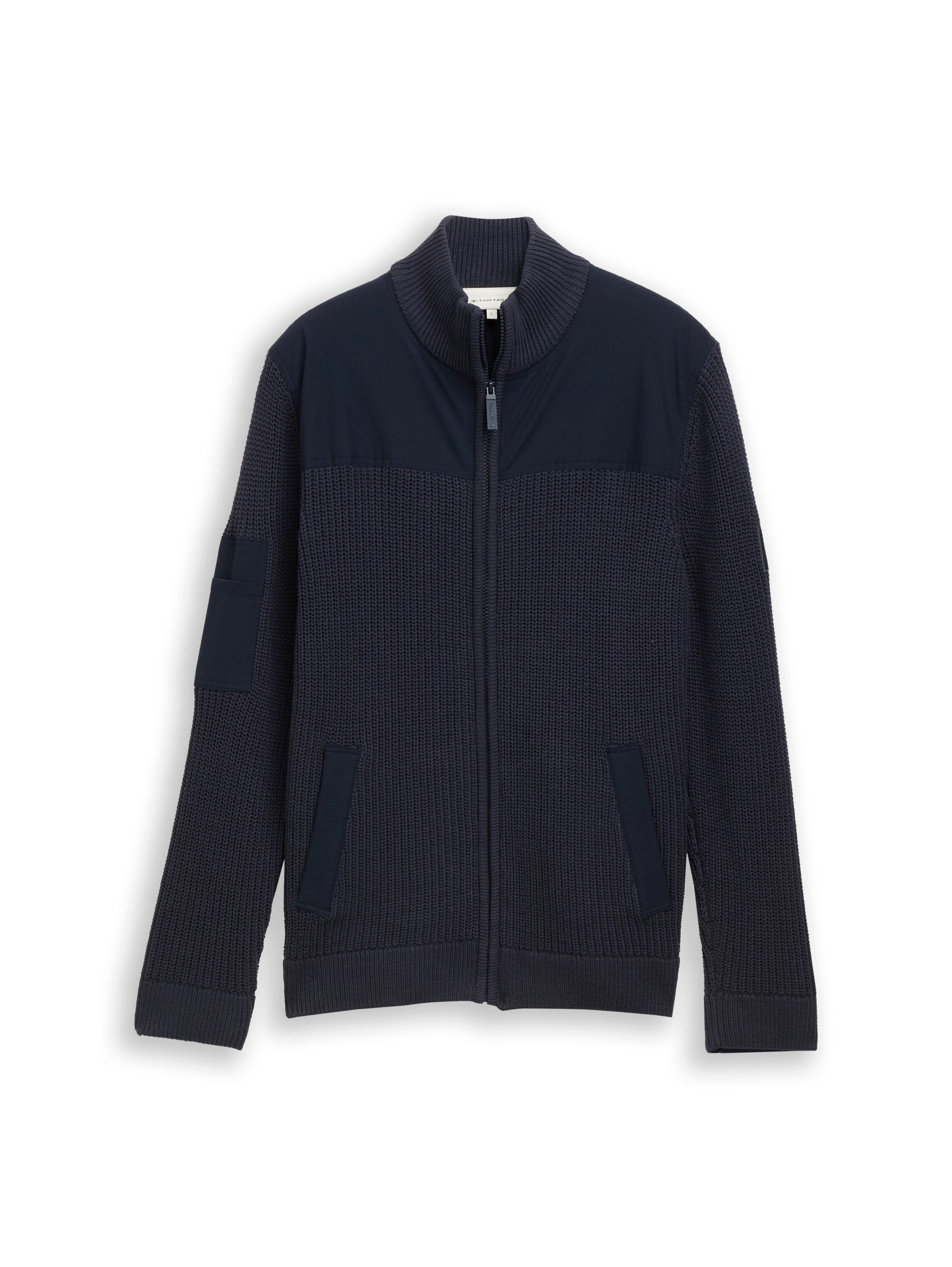 Tom Tailor Vest met geborduurd logo