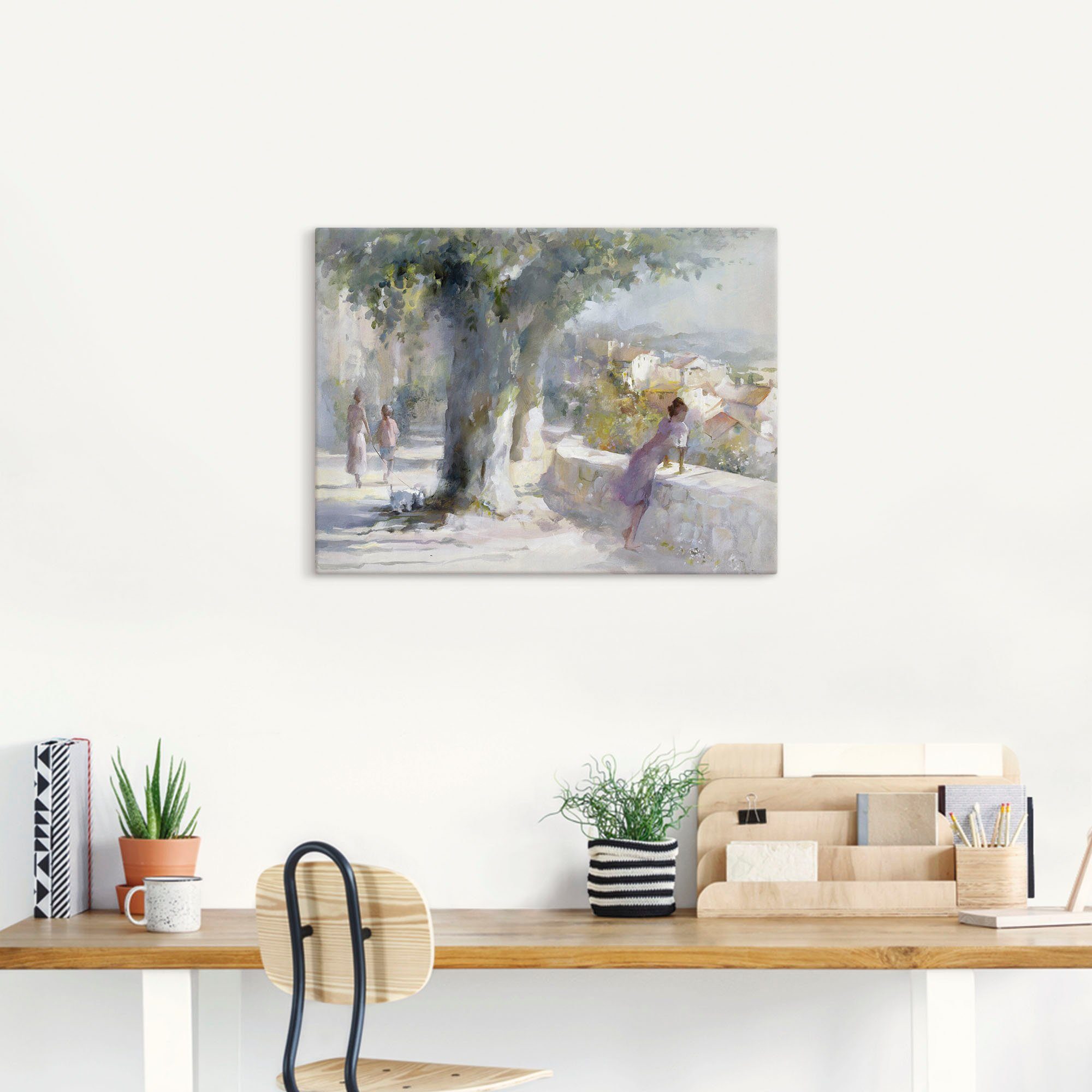 Artland Artprint Fluisterende wind als artprint op linnen, poster in verschillende formaten maten