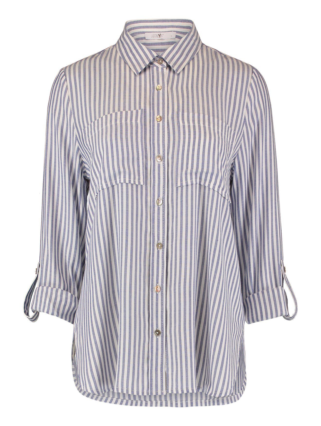 HaILYS Overhemdblouse LS V BL Je44tte Stripe