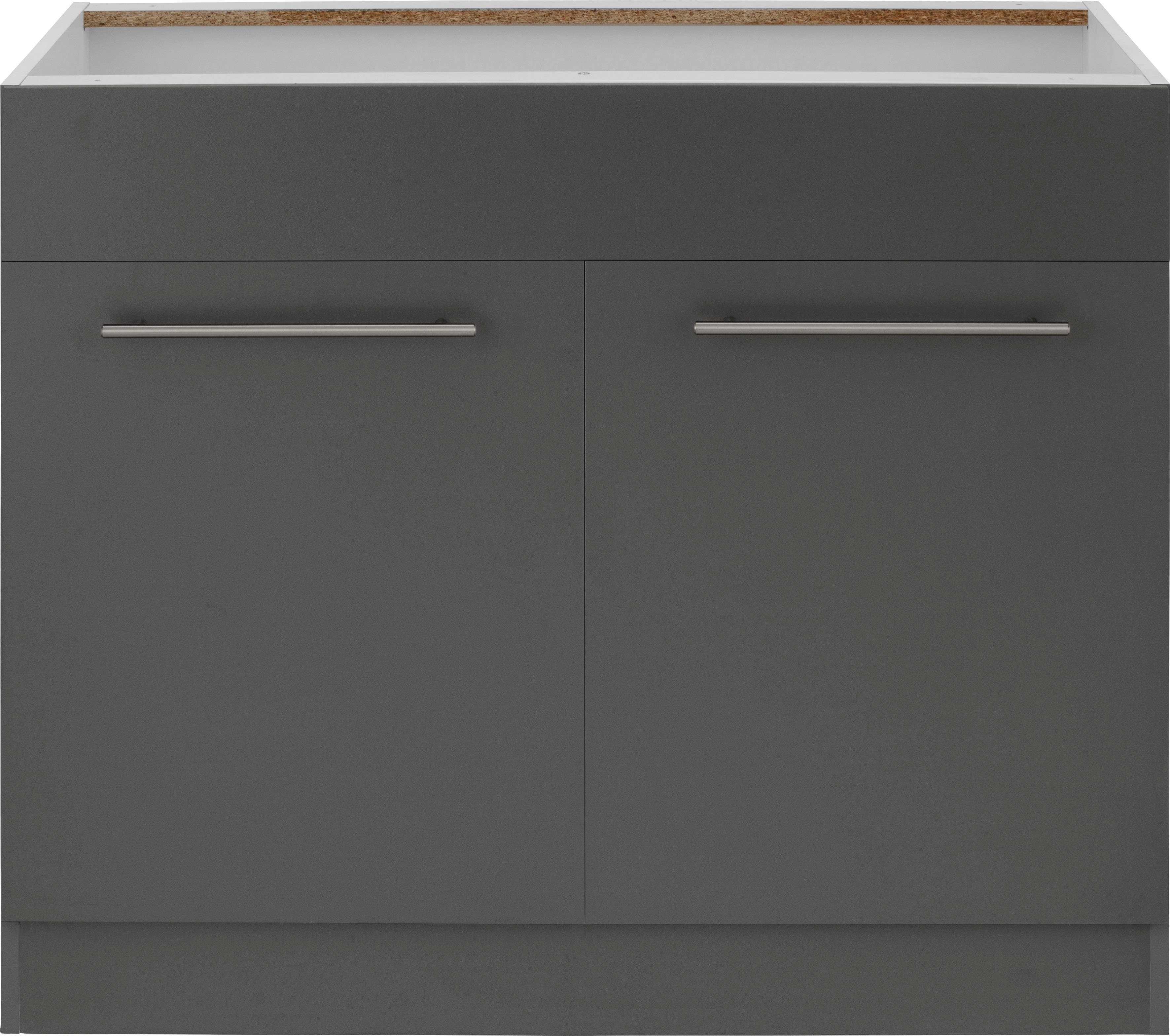 wiho Küchen Gootsteenkast Unna 100 cm breed, zonder werkblad