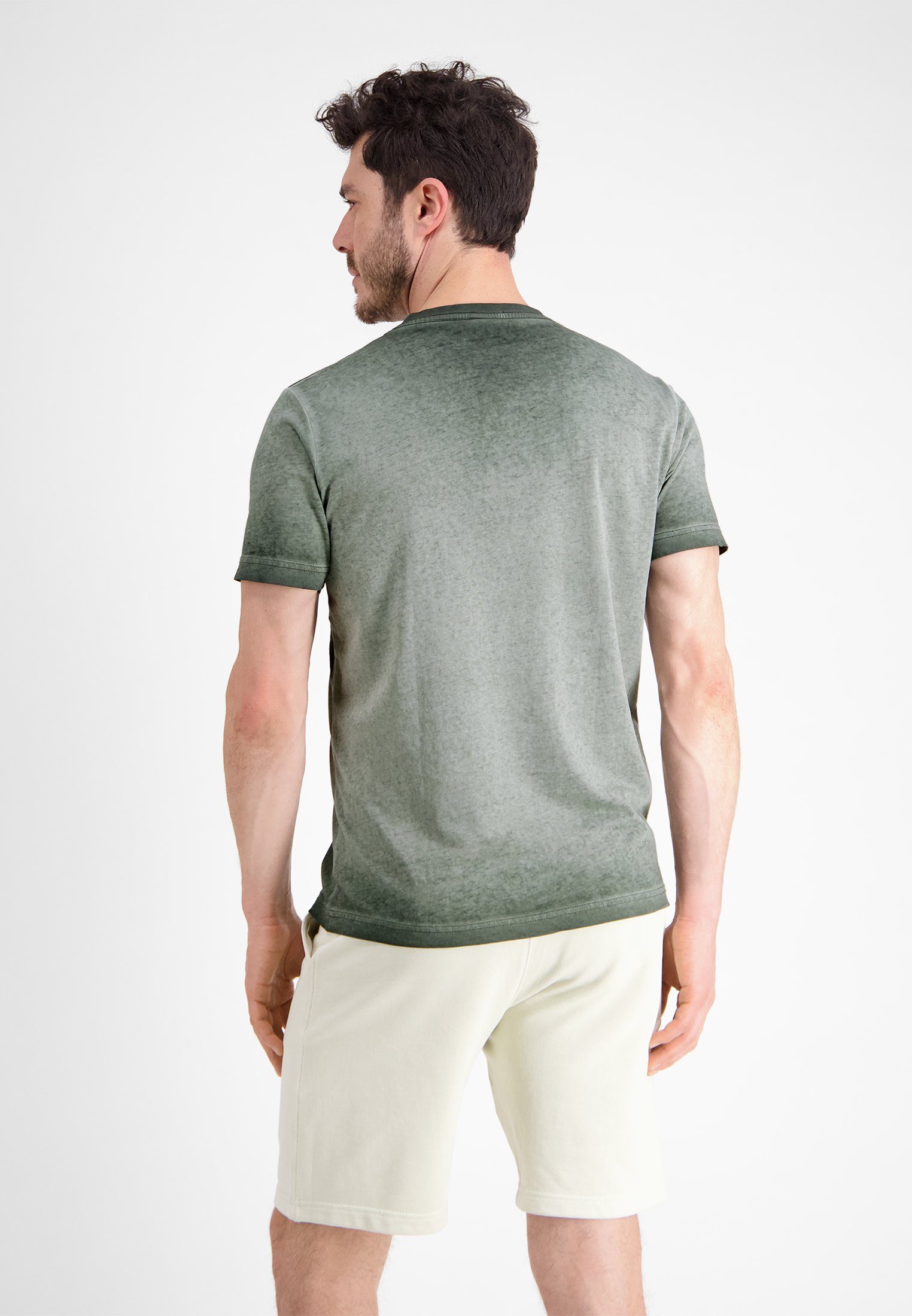 Lerros Shirt met V-hals LERROS V-hals T-shirt met bloemenprint