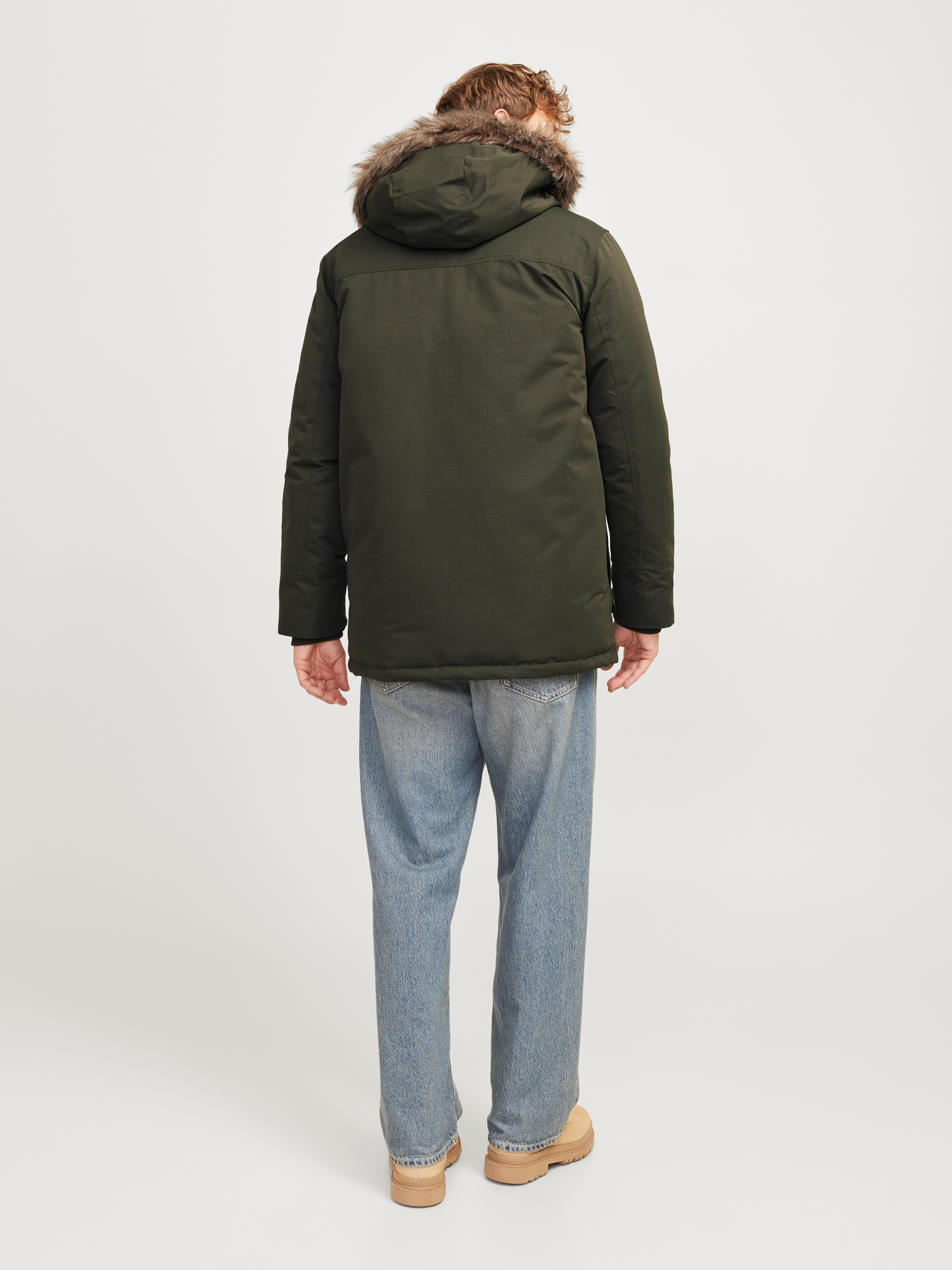 Jack & Jones Parka JJECONSTRUCT FAUX FUR PARKA SN