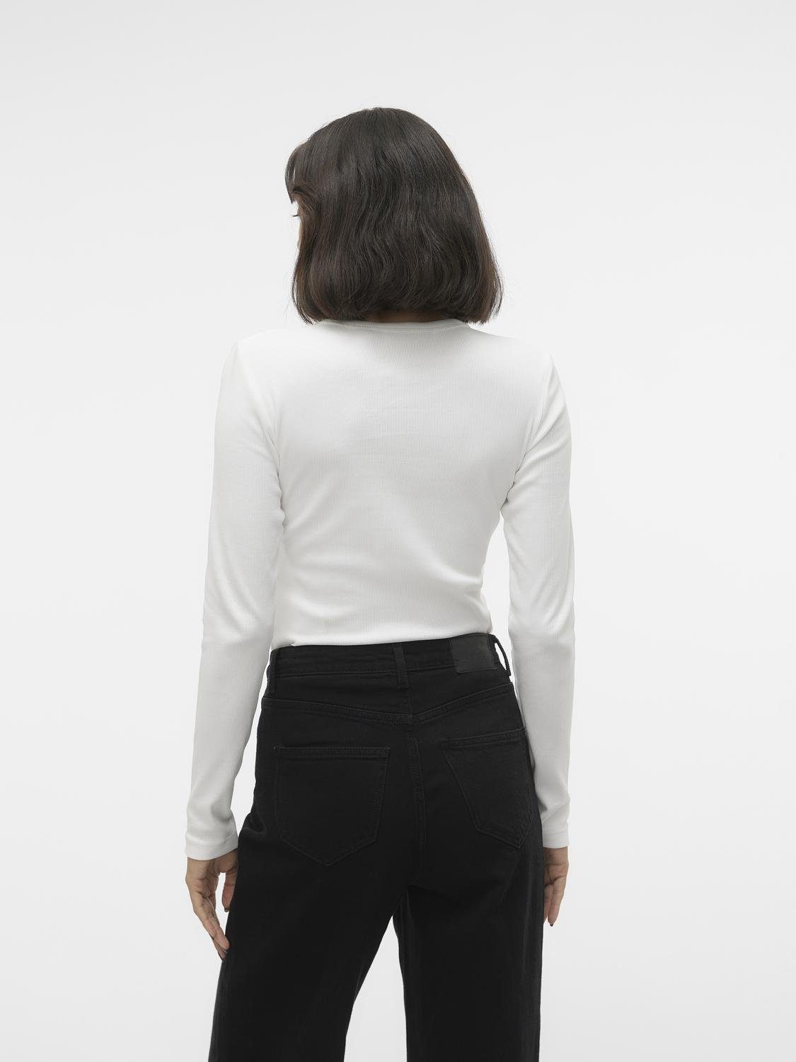 Vero Moda Shirt met lange mouwen VMCHLOE LS SHORT TOP JRS NOOS