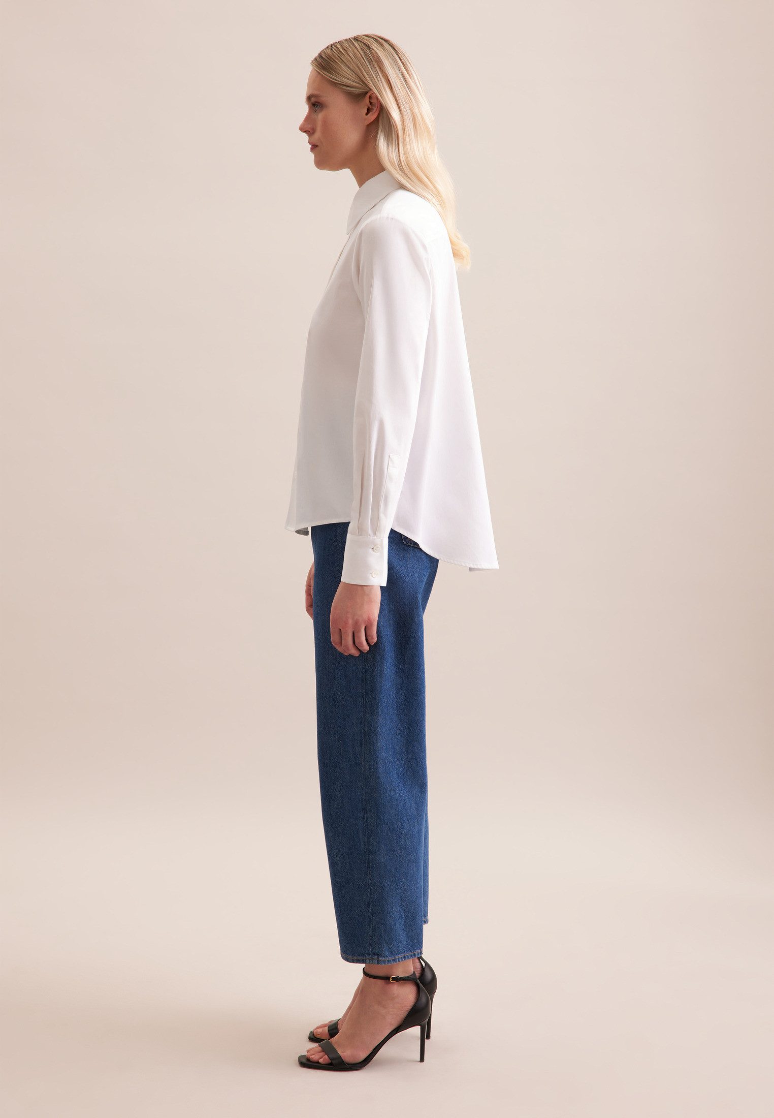 seidensticker Overhemdblouse 1/1 kraag uni