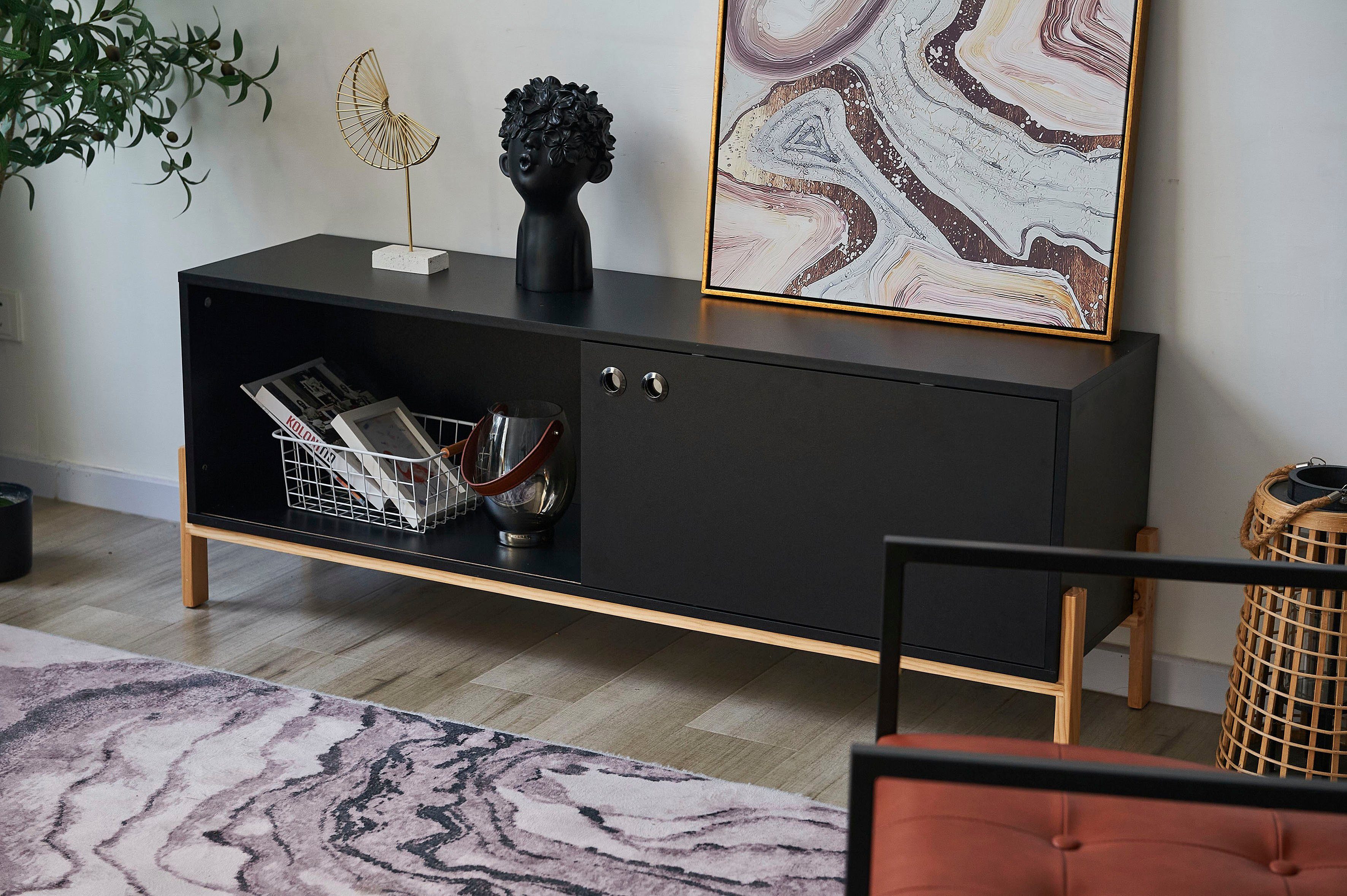 INOSIGN Tv-meubel Melia Commode met kabeldoorvoeren