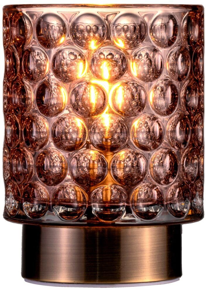 Pauleen Tafellamp Bright Glamour E14, op batterijen, timerfunctie, windlicht (1 stuk)